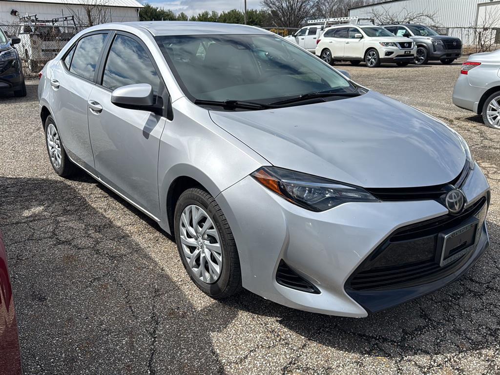 Classic Silver Metallic 2018 Toyota Corolla LE Sedan Front-Wheel Drive Continuously Variable Transmission