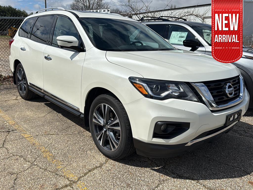 Pearl White 2017 Nissan Pathfinder Platinum 4WD SUV / Crossover Four-Wheel Drive Continuously Variable Transmission