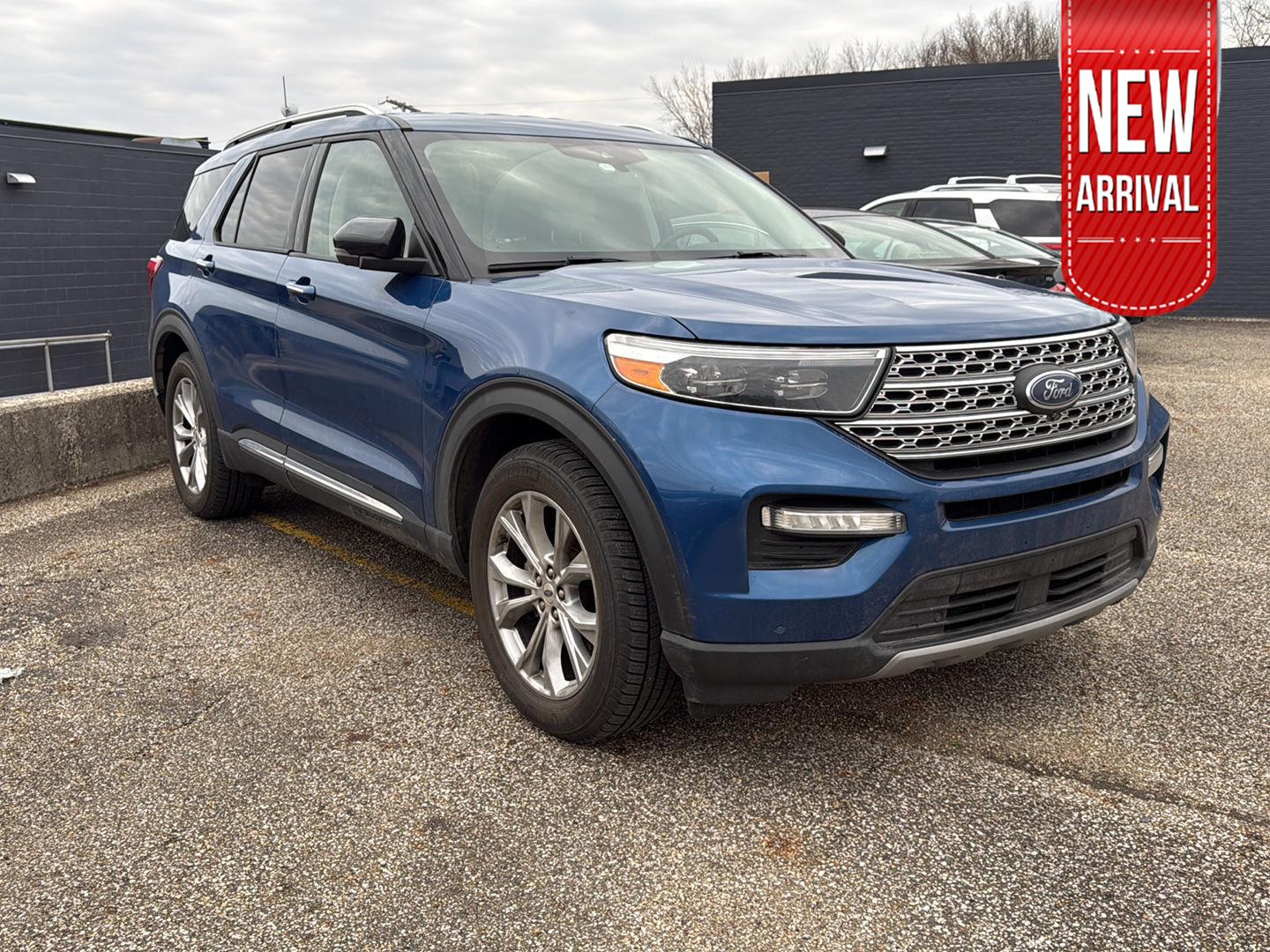 Atlas Blue Metallic 2020 Ford Explorer Limited AWD SUV / Crossover All-Wheel Drive Automatic