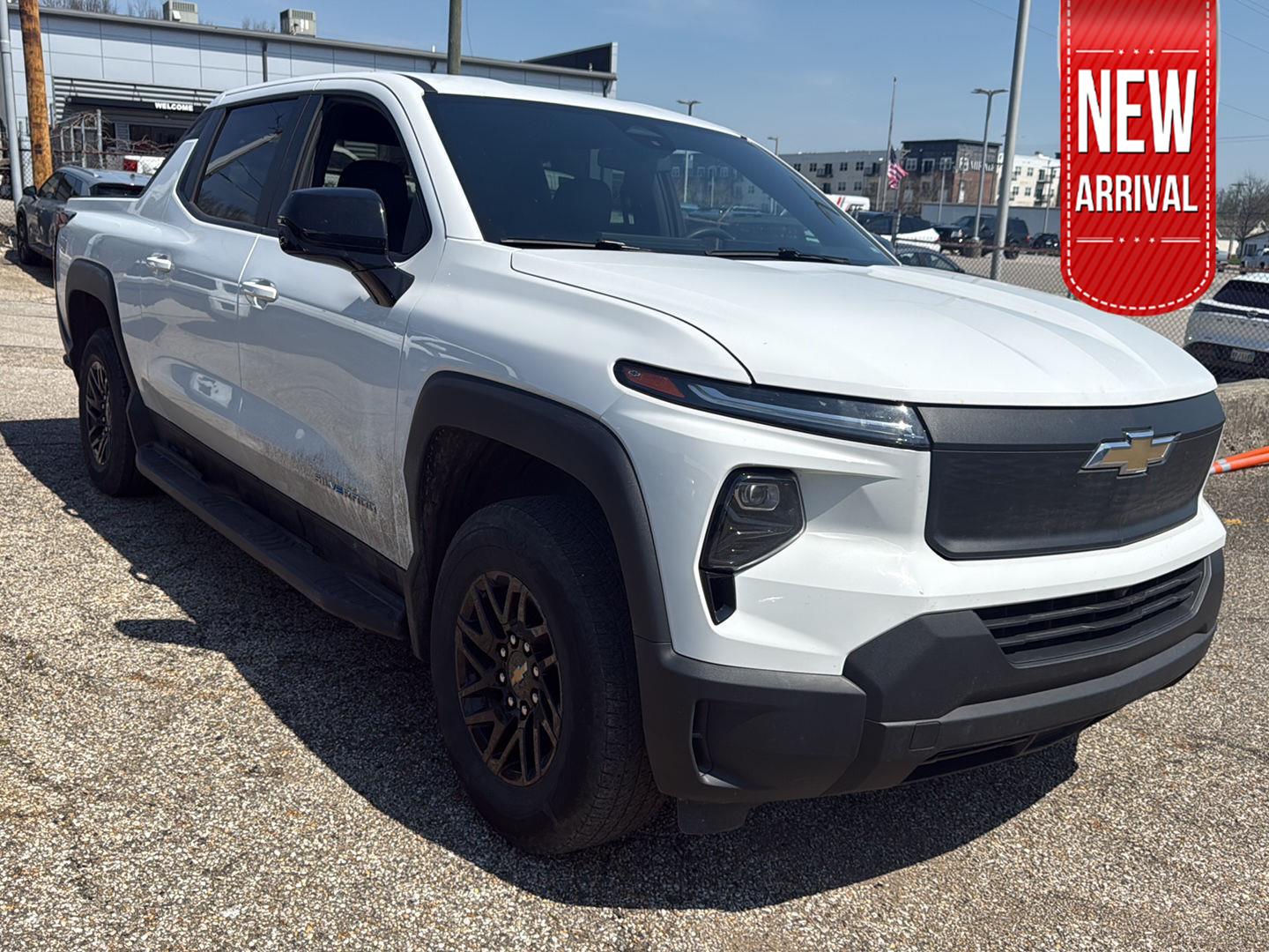 Summit White 2024 Chevrolet Silverado EV Work Truck with 4WT e4WD Pickup Truck All-Wheel Drive Automatic