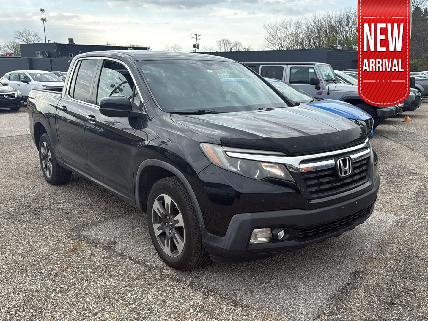 Crystal Black Pearl 2017 Honda Ridgeline RTL AWD Pickup Truck All-Wheel Drive Automatic
