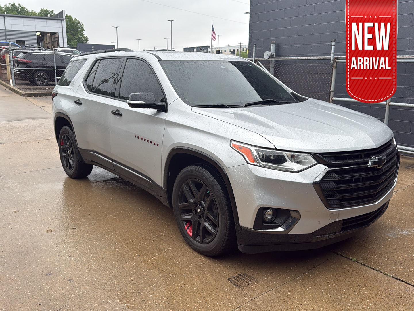 Silver Ice Metallic 2019 Chevrolet Traverse Premier AWD SUV / Crossover Four-Wheel Drive 9-Speed Automatic