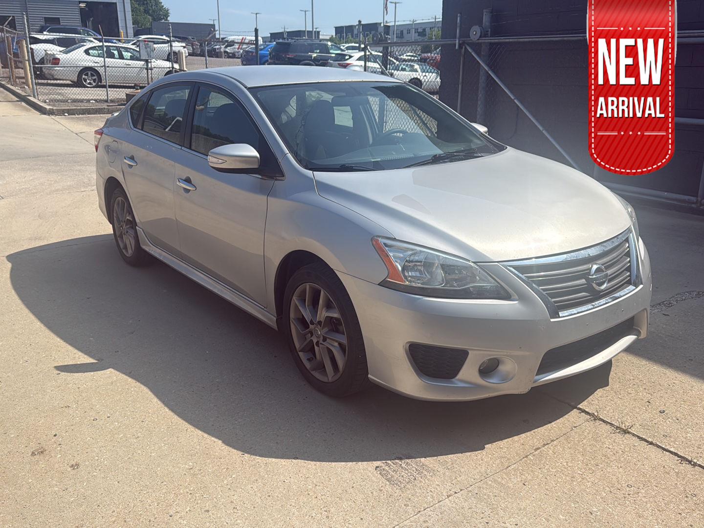 Brilliant Silver 2015 Nissan Sentra Sedan Front-Wheel Drive Continuously Variable Transmission