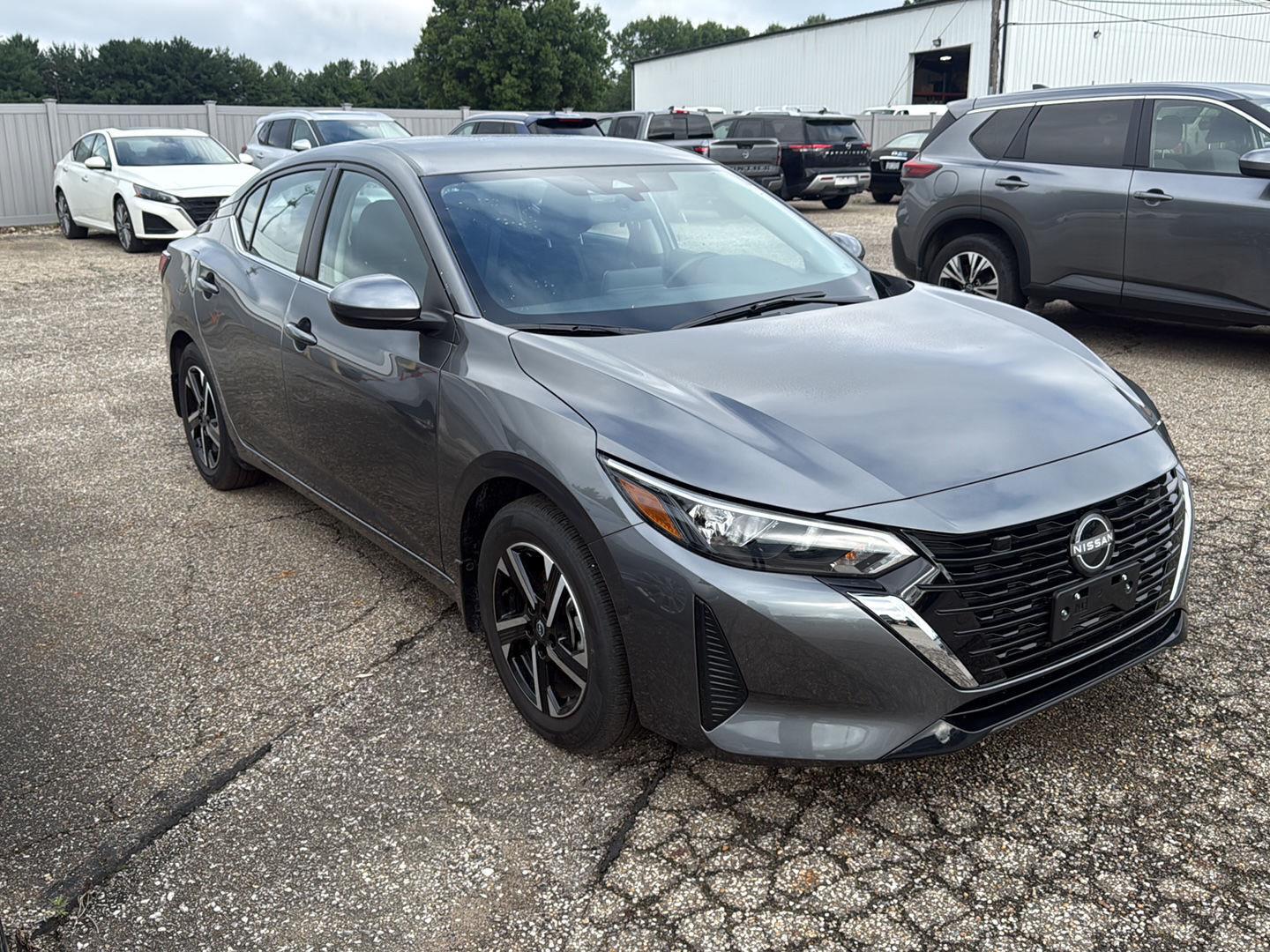 Gray (Gun Metallic) 2025 Nissan Sentra Sedan Front-Wheel Drive Continuously Variable Transmission