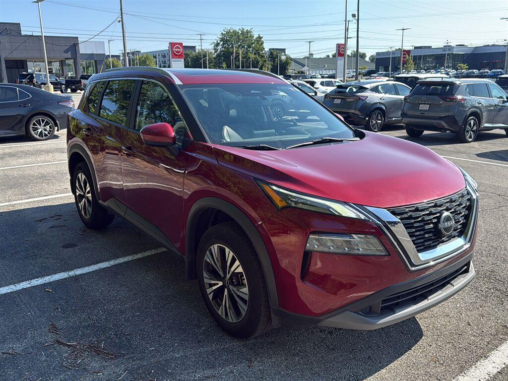 Red (Scarlet Ember Tintcoat) 2023 Nissan Rogue SUV / Crossover All-Wheel Drive Continuously Variable Transmission