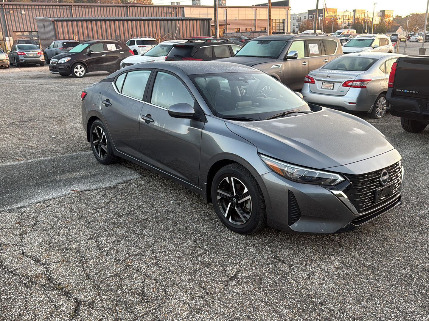 Gray (Gun Metallic) 2025 Nissan Sentra Sedan Front-Wheel Drive Continuously Variable Transmission