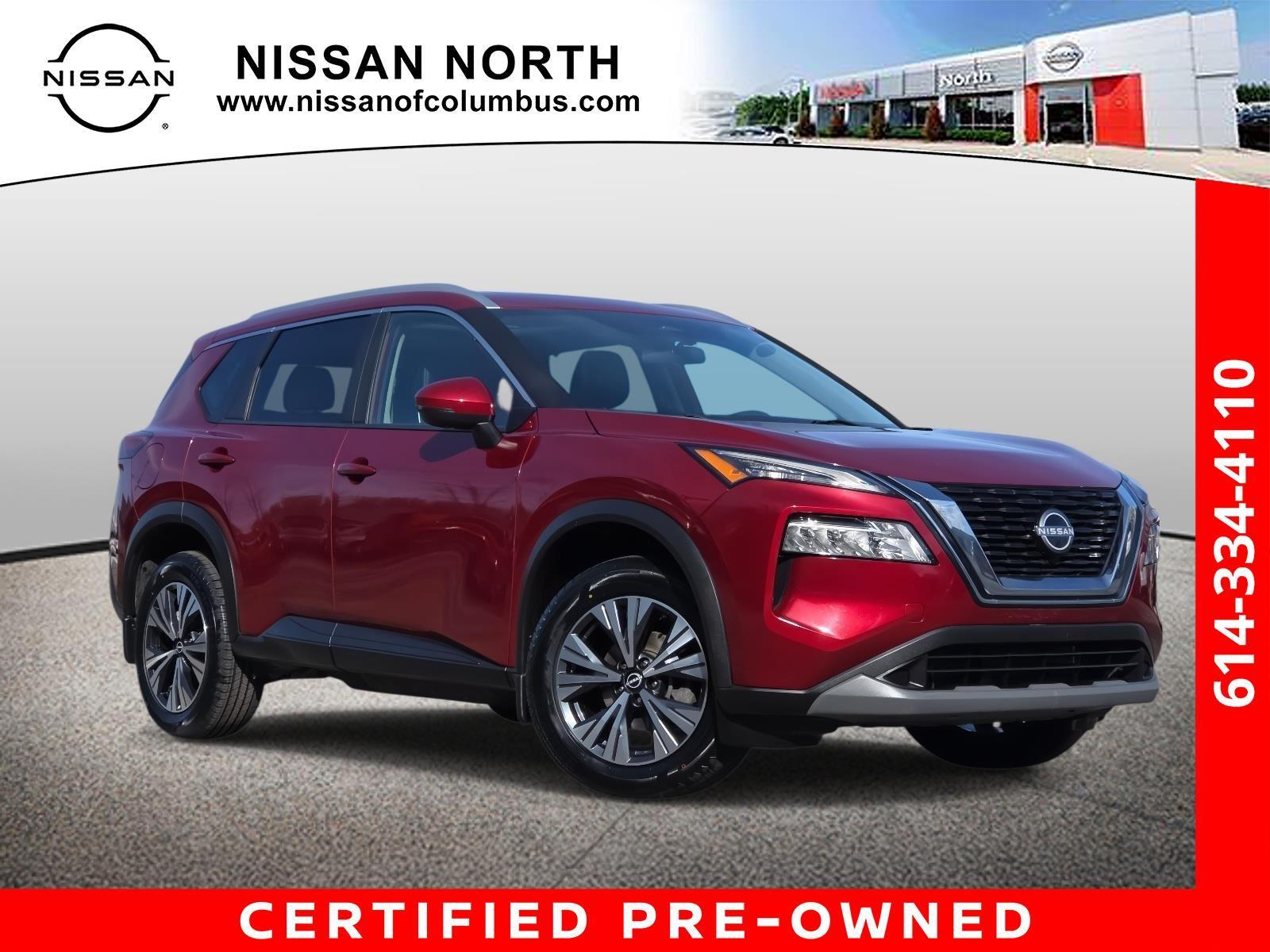 Red (Scarlet Ember Tintcoat) 2023 Nissan Rogue SV AWD SUV / Crossover All-Wheel Drive Continuously Variable Transmission