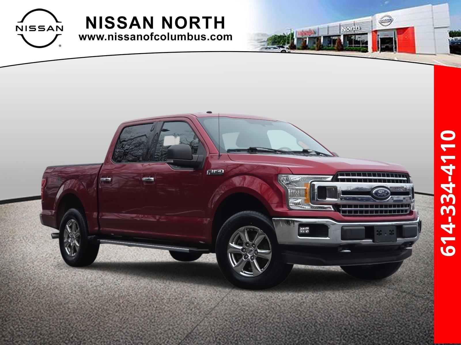 Ruby Red Metallic Tinted Clearcoat 2018 Ford F-150 XLT SuperCrew 4WD Pickup Truck Four-Wheel Drive Automatic
