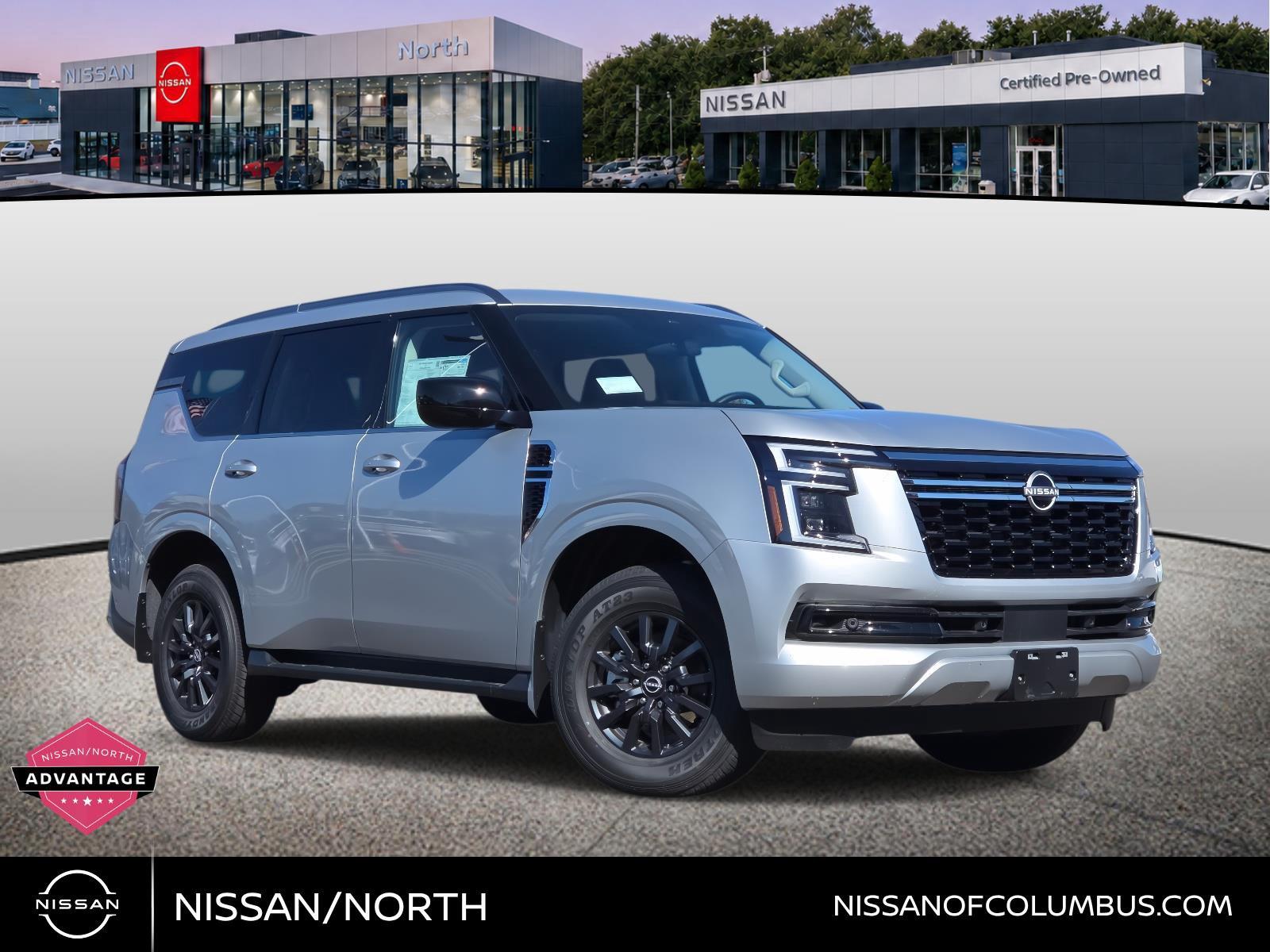 Brilliant Silver Metallic 2026 Nissan Armada SUV / Crossover Four-Wheel Drive Automatic