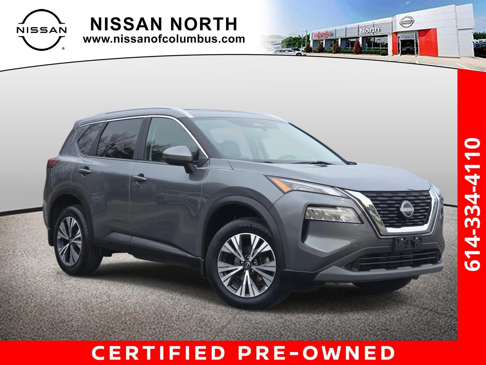 Gray (Gun Metallic) 2023 Nissan Rogue SV AWD SUV / Crossover All-Wheel Drive Continuously Variable Transmission