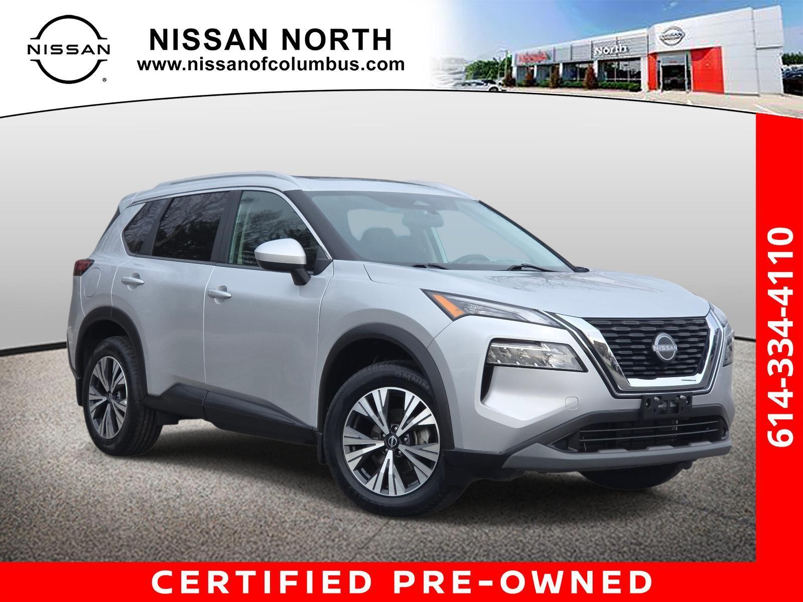 Brilliant Silver Metallic 2023 Nissan Rogue SV AWD SUV / Crossover All-Wheel Drive Continuously Variable Transmission