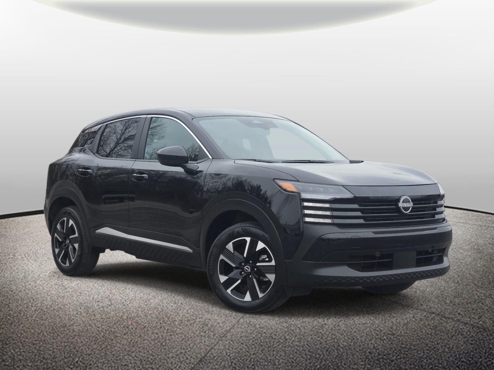 Super Black 2025 Nissan Kicks SV AWD SUV / Crossover All-Wheel Drive Continuously Variable Transmission