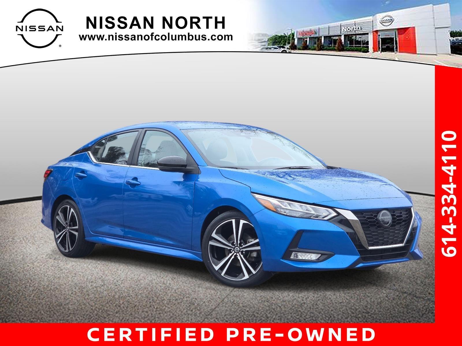 Electric Blue Metallic 2023 Nissan Sentra SR FWD Sedan Front-Wheel Drive Continuously Variable Transmission