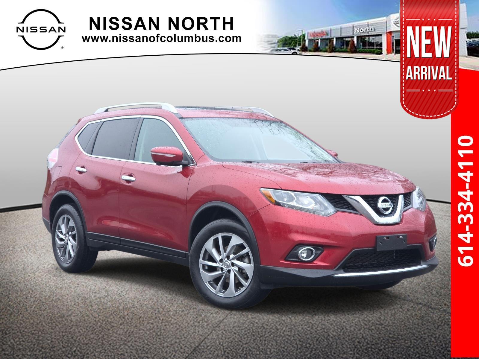 Cayenne Red 2015 Nissan Rogue SL AWD SUV / Crossover All-Wheel Drive Continuously Variable Transmission