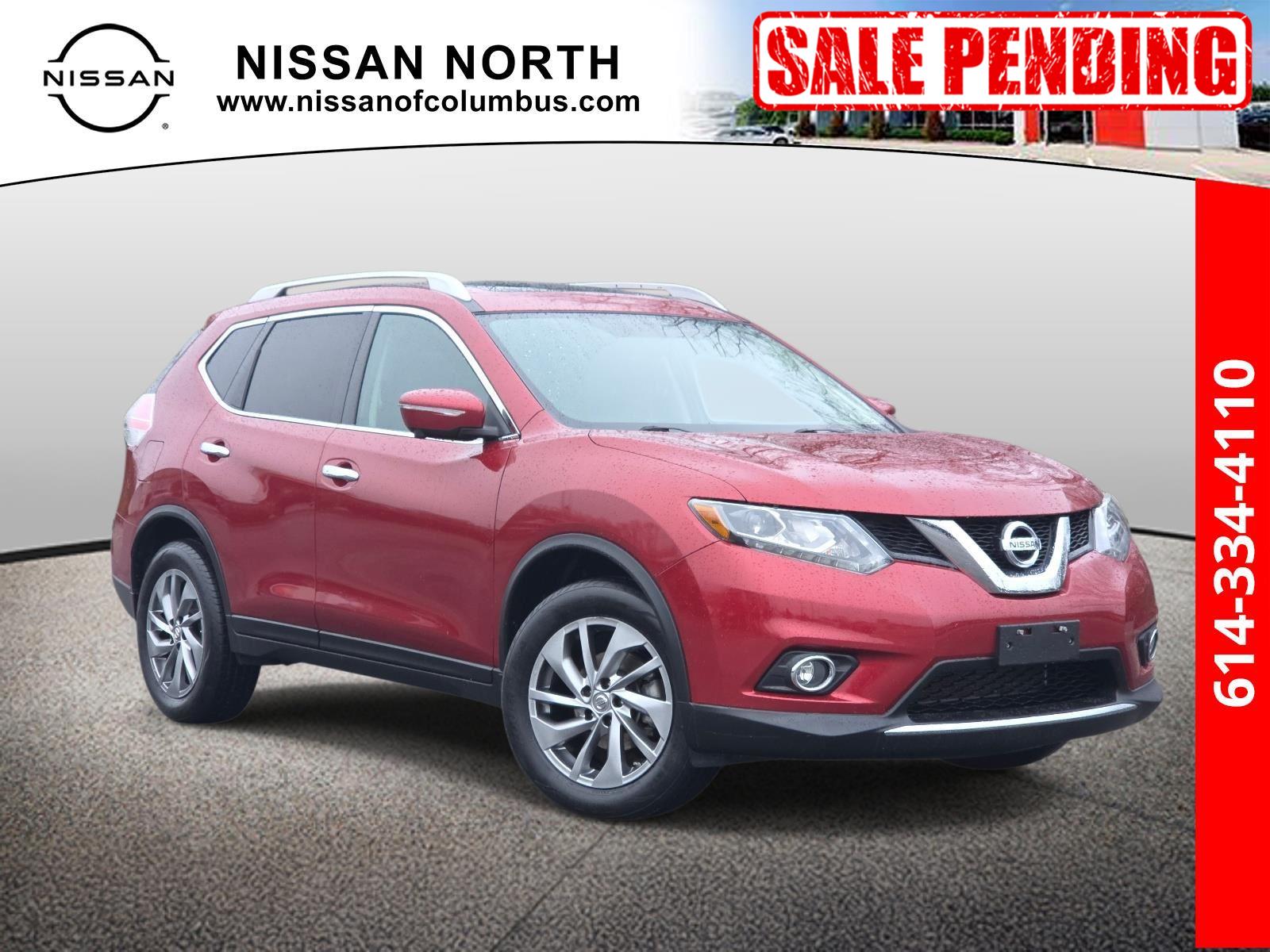Cayenne Red 2015 Nissan Rogue SL AWD SUV / Crossover All-Wheel Drive Continuously Variable Transmission
