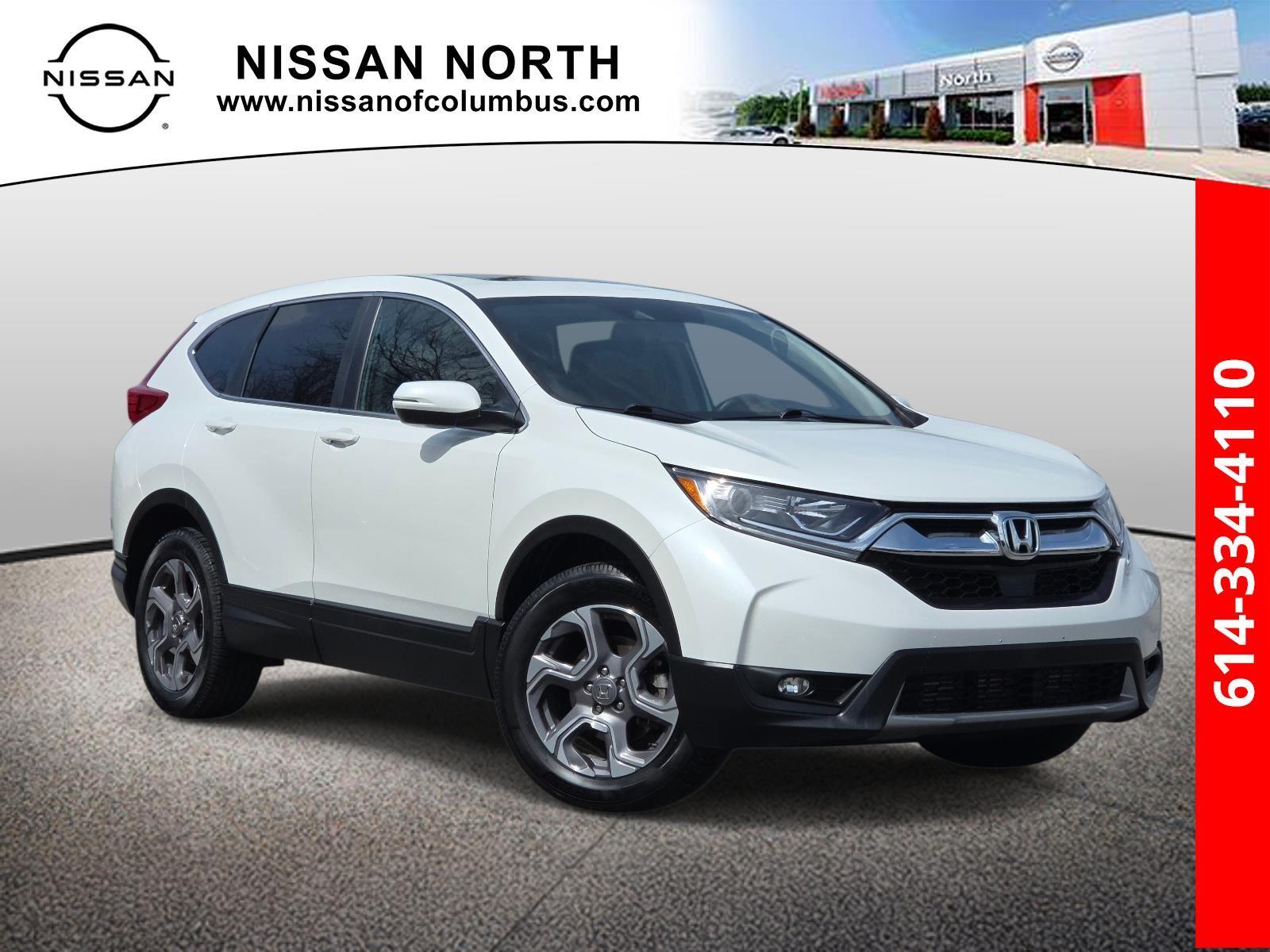 Platinum White Pearl 2019 Honda CR-V EX-L AWD SUV / Crossover All-Wheel Drive Continuously Variable Transmission