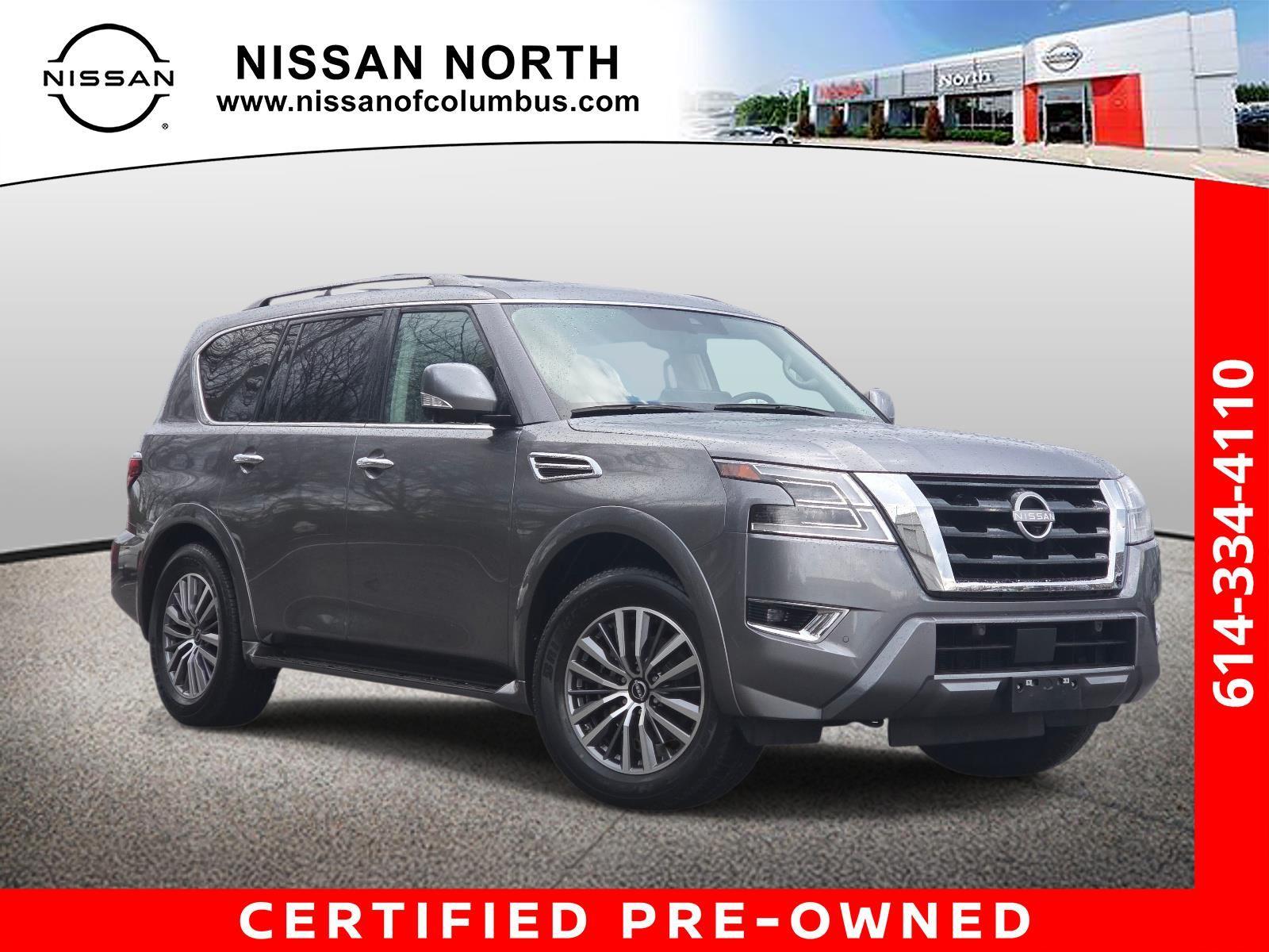 Gray (Gun Metallic) 2023 Nissan Armada SL 4WD SUV / Crossover Four-Wheel Drive Automatic