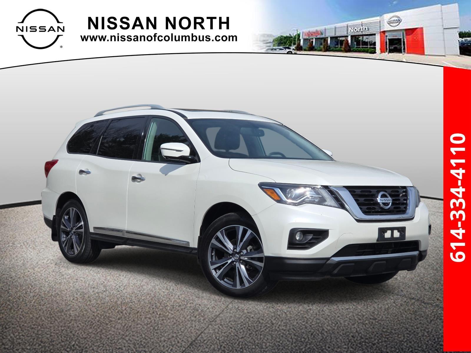 Pearl White 2017 Nissan Pathfinder Platinum 4WD SUV / Crossover Four-Wheel Drive Continuously Variable Transmission