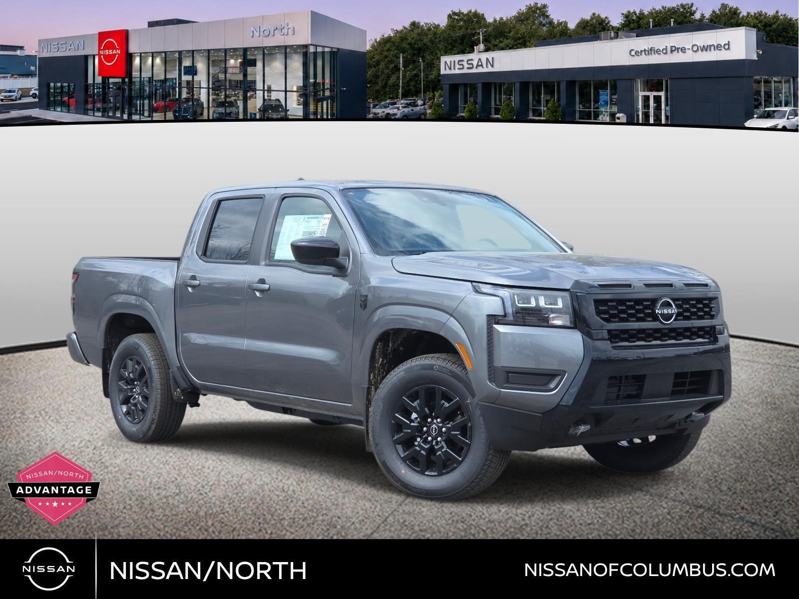 Gray (Gun Metallic) 2026 Nissan Frontier Pickup Truck Four-Wheel Drive Automatic