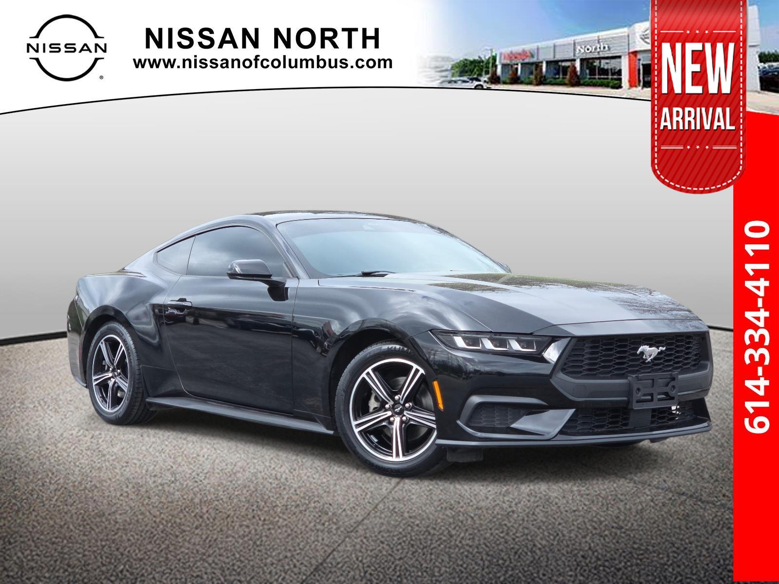 Shadow Black 2024 Ford Mustang EcoBoost Premium Fastback RWD Coupe Rear-Wheel Drive Automatic