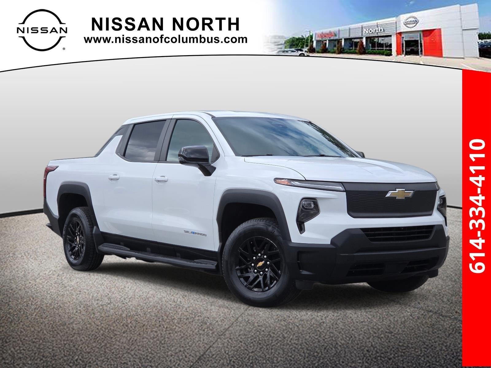 Summit White 2024 Chevrolet Silverado EV Work Truck with 4WT e4WD Pickup Truck All-Wheel Drive Automatic