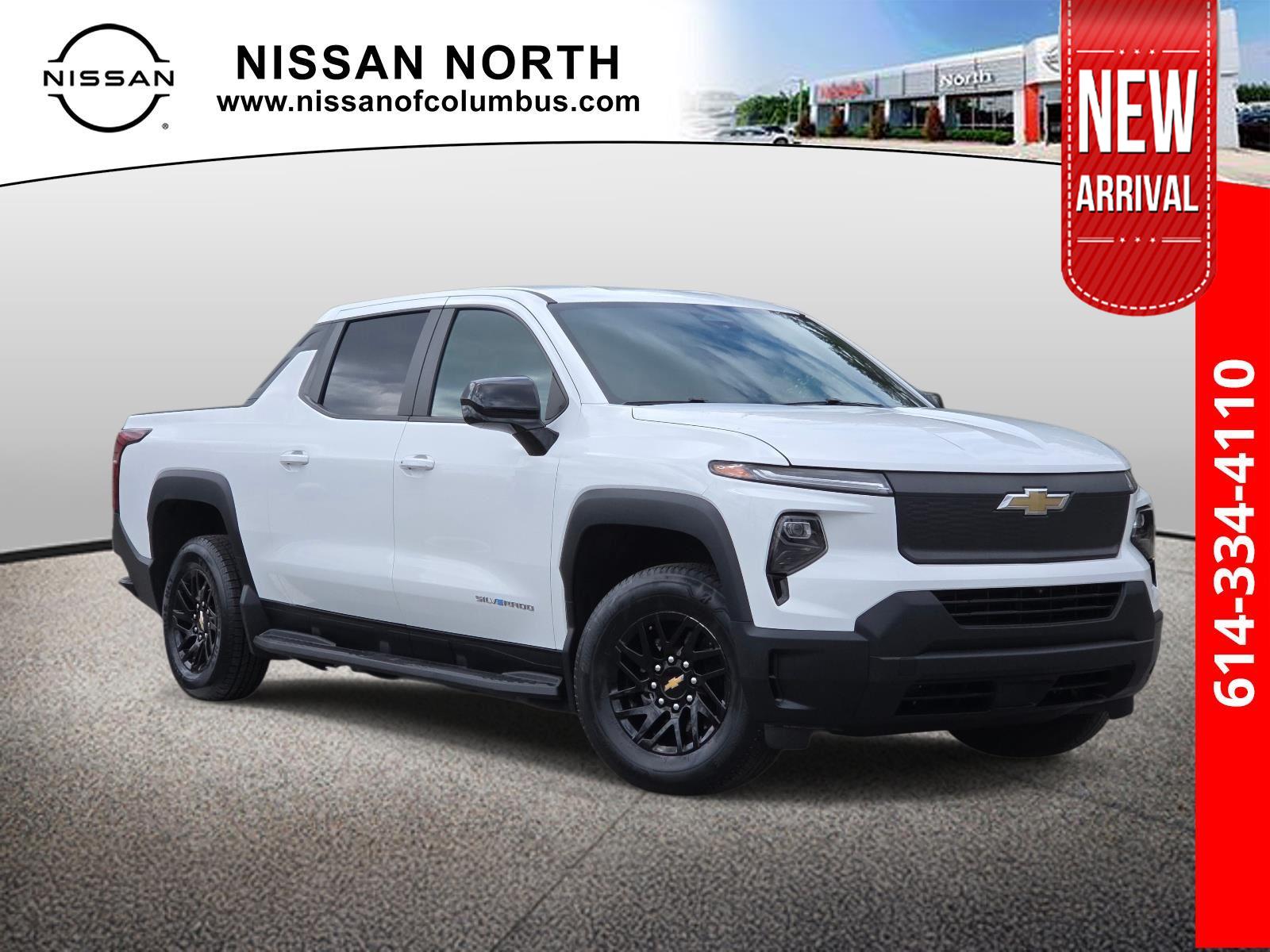 Summit White 2024 Chevrolet Silverado EV Work Truck with 4WT e4WD Pickup Truck All-Wheel Drive Automatic