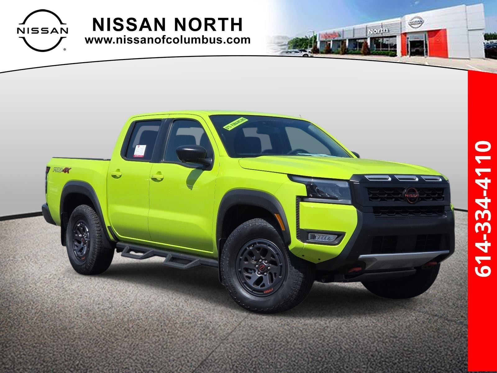 Citrus Strike 2026 Nissan Frontier PRO-4X Crew Cab 4WD Pickup Truck Four-Wheel Drive Automatic