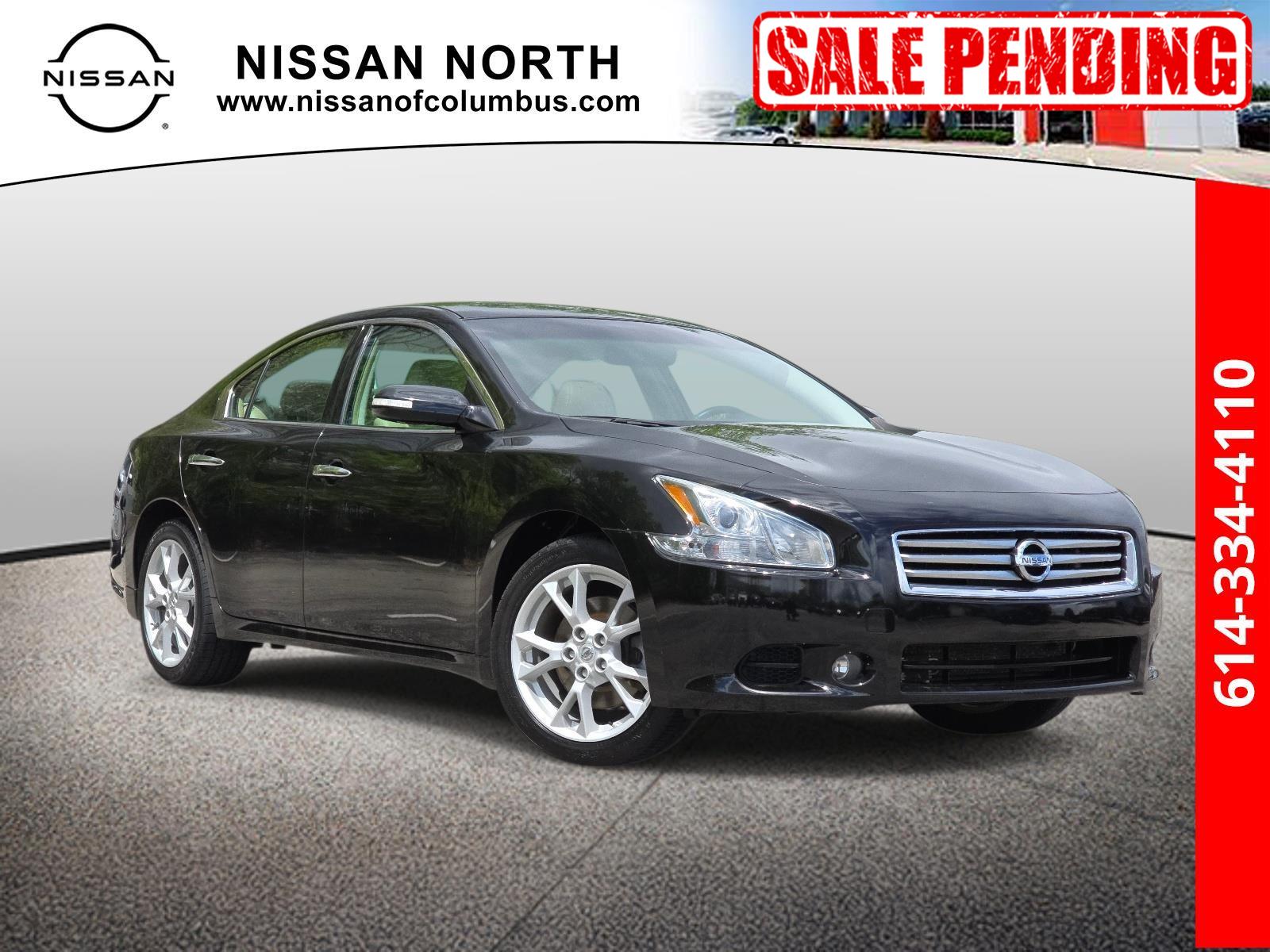 Super Black 2014 Nissan Maxima SV Sedan Front-Wheel Drive Continuously Variable Transmission
