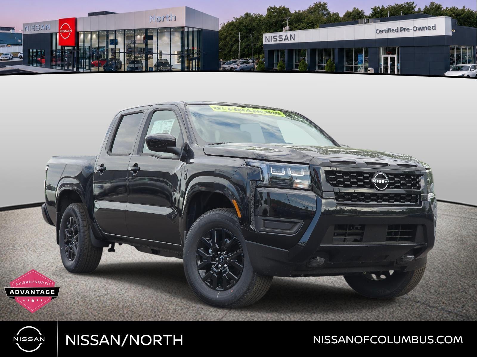 Super Black 2026 Nissan Frontier Pickup Truck Four-Wheel Drive Automatic
