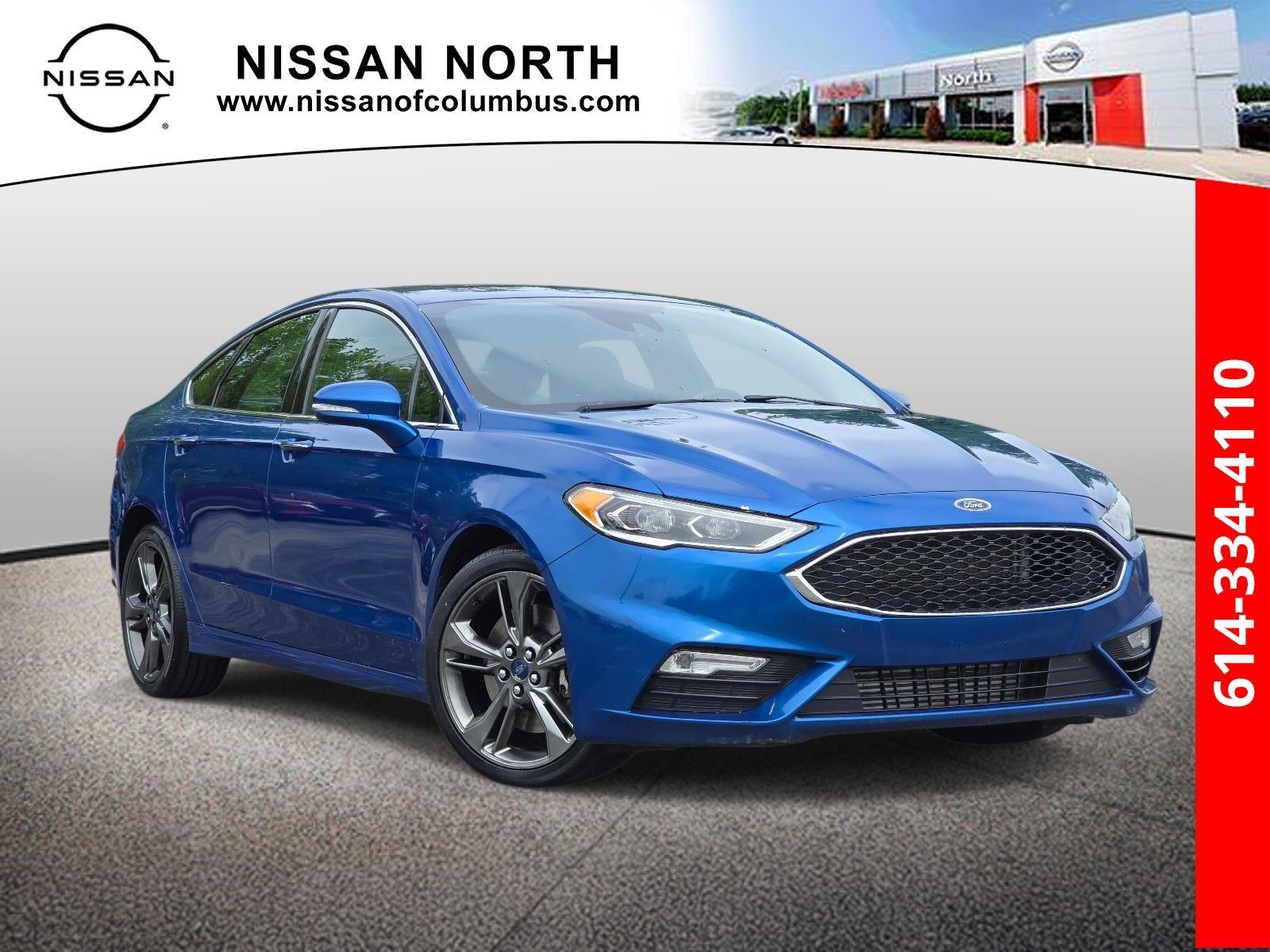 White Platinum Metallic Tri-Coat 2017 Ford Fusion Sport AWD Sedan All-Wheel Drive 6-Speed Automatic