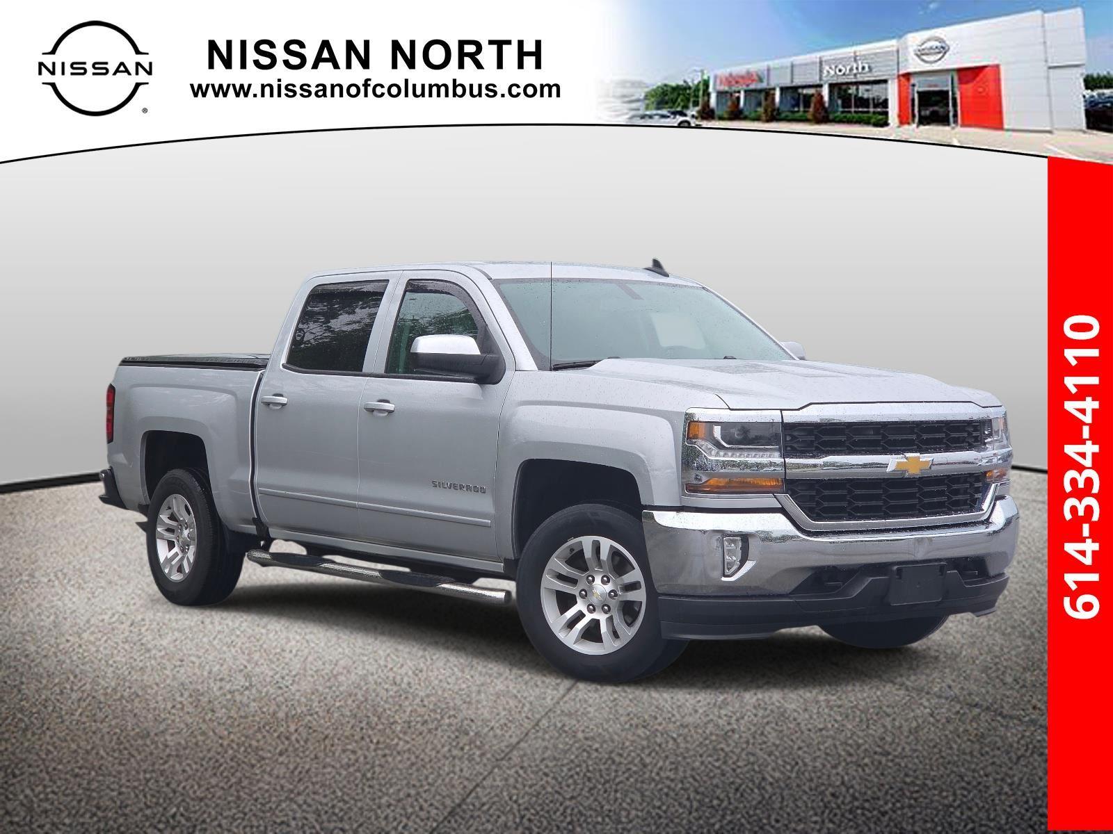 Silver Ice Metallic 2016 Chevrolet Silverado 1500 Pickup Truck Four-Wheel Drive 6-Speed Automatic