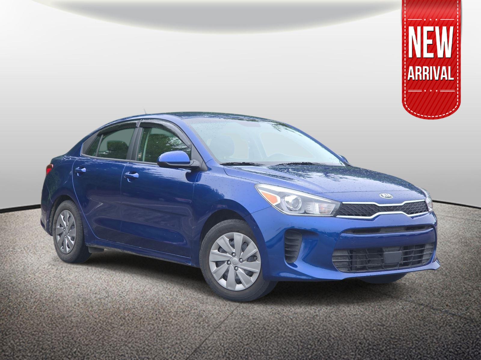 Deep Sea Blue 2020 Kia Rio S FWD Sedan Front-Wheel Drive Continuously Variable Transmission