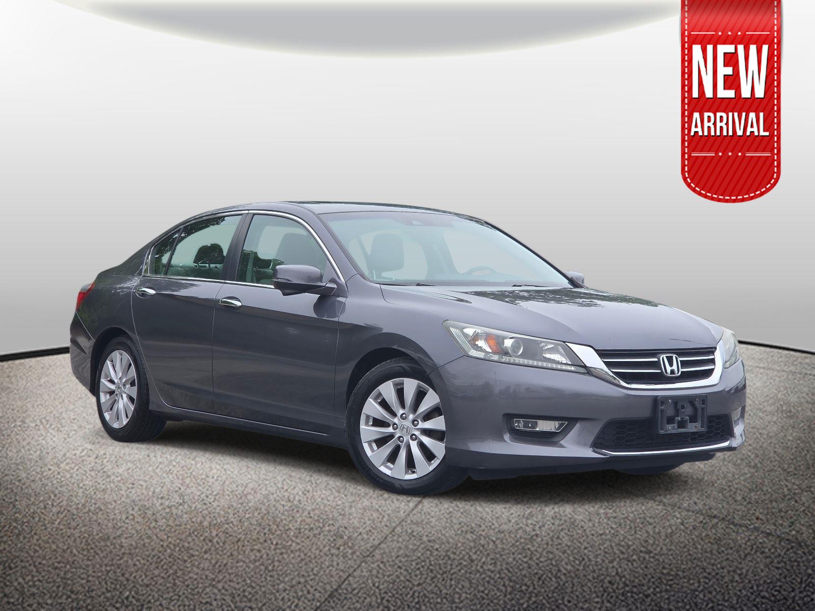 Gray (Modern Steel Metallic) 2013 Honda Accord EX-L Sedan Front-Wheel Drive Continuously Variable Transmission