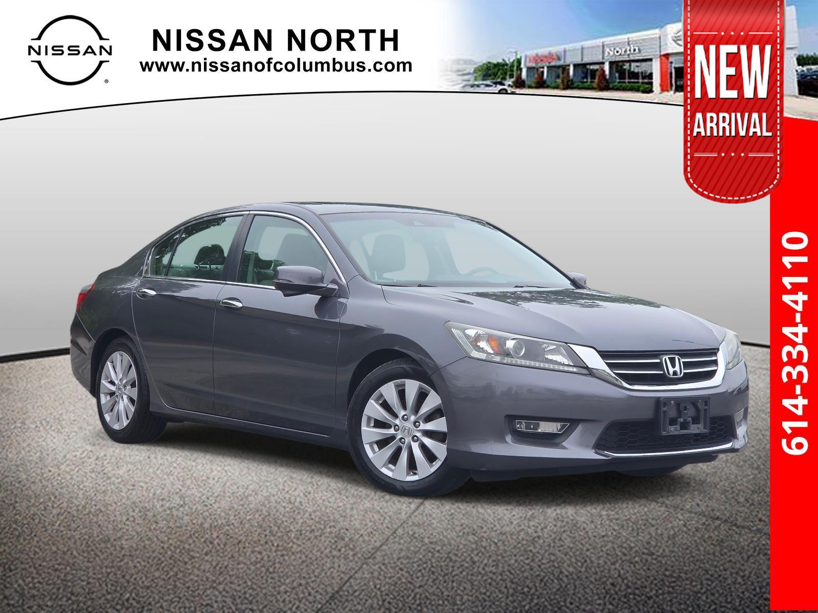 Gray (Modern Steel Metallic) 2013 Honda Accord EX-L Sedan Front-Wheel Drive Continuously Variable Transmission