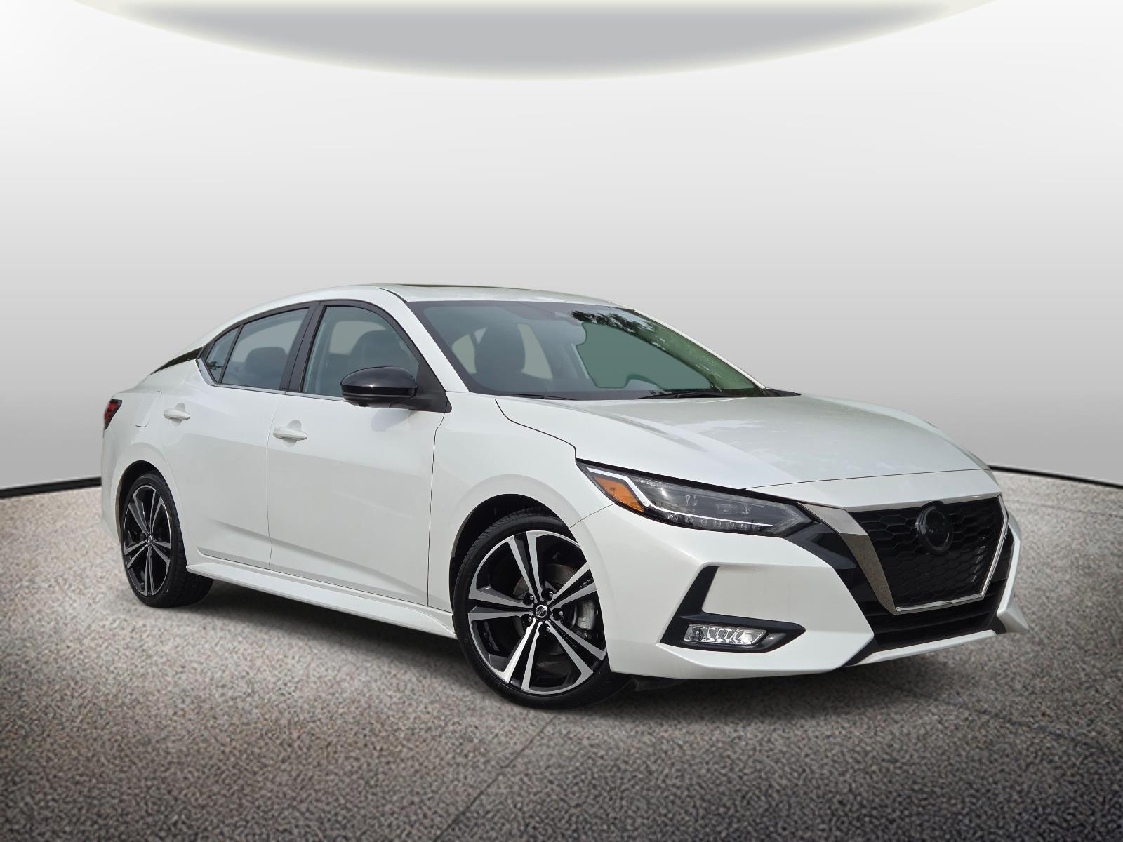 Aspen White TriCoat Pearl 2022 Nissan Sentra SR FWD Sedan Front-Wheel Drive Continuously Variable Transmission