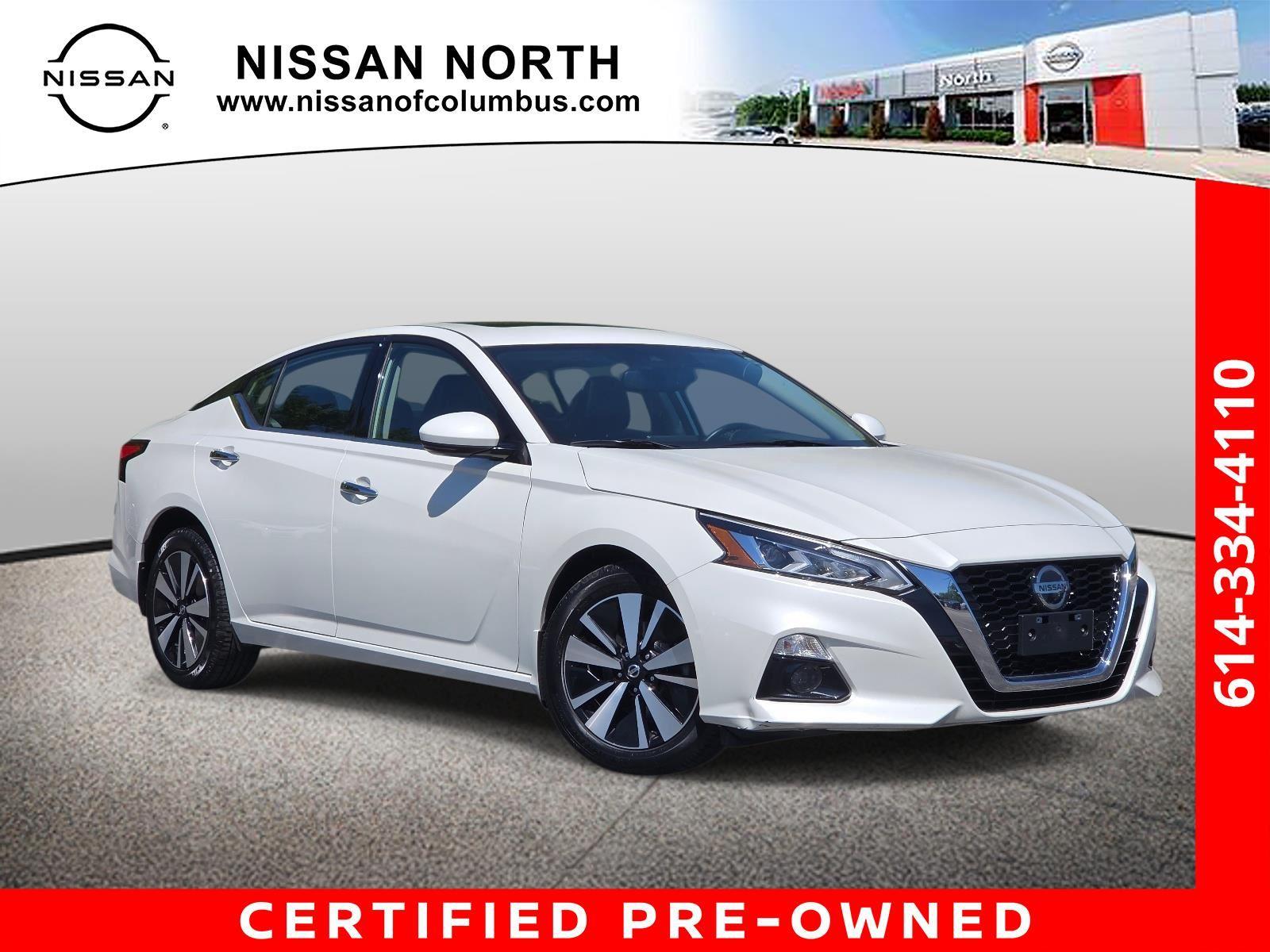 Pearl White Tricoat 2020 Nissan Altima 2.5 SL AWD Sedan All-Wheel Drive Continuously Variable Transmission