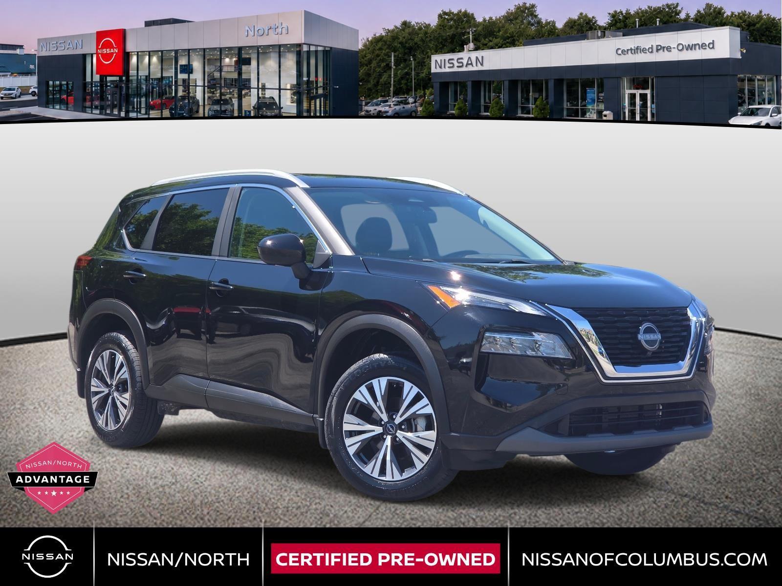 Super Black 2023 Nissan Rogue SUV / Crossover All-Wheel Drive Continuously Variable Transmission