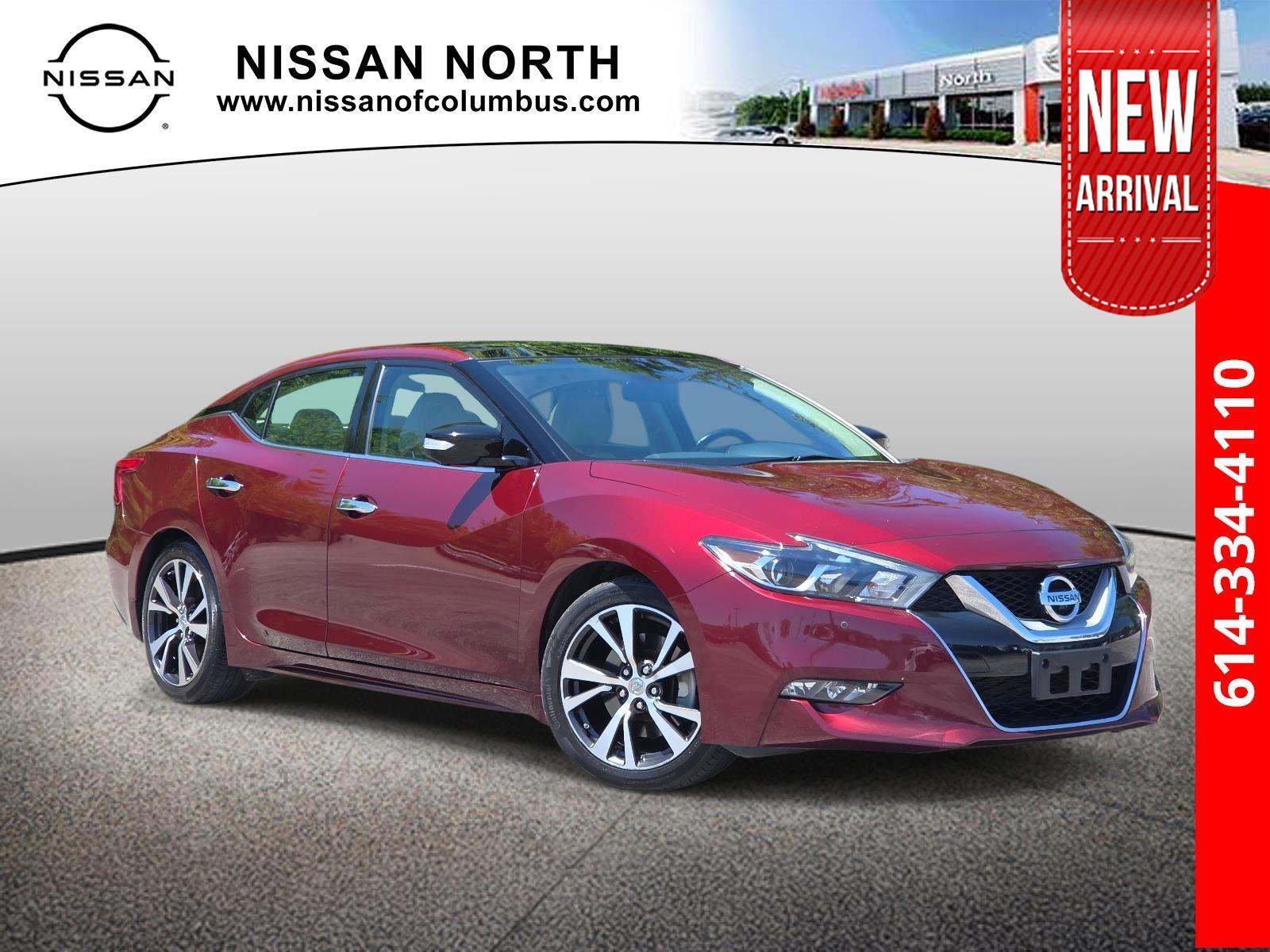 Coulis Red 2017 Nissan Maxima Platinum FWD Sedan Front-Wheel Drive Continuously Variable Transmission