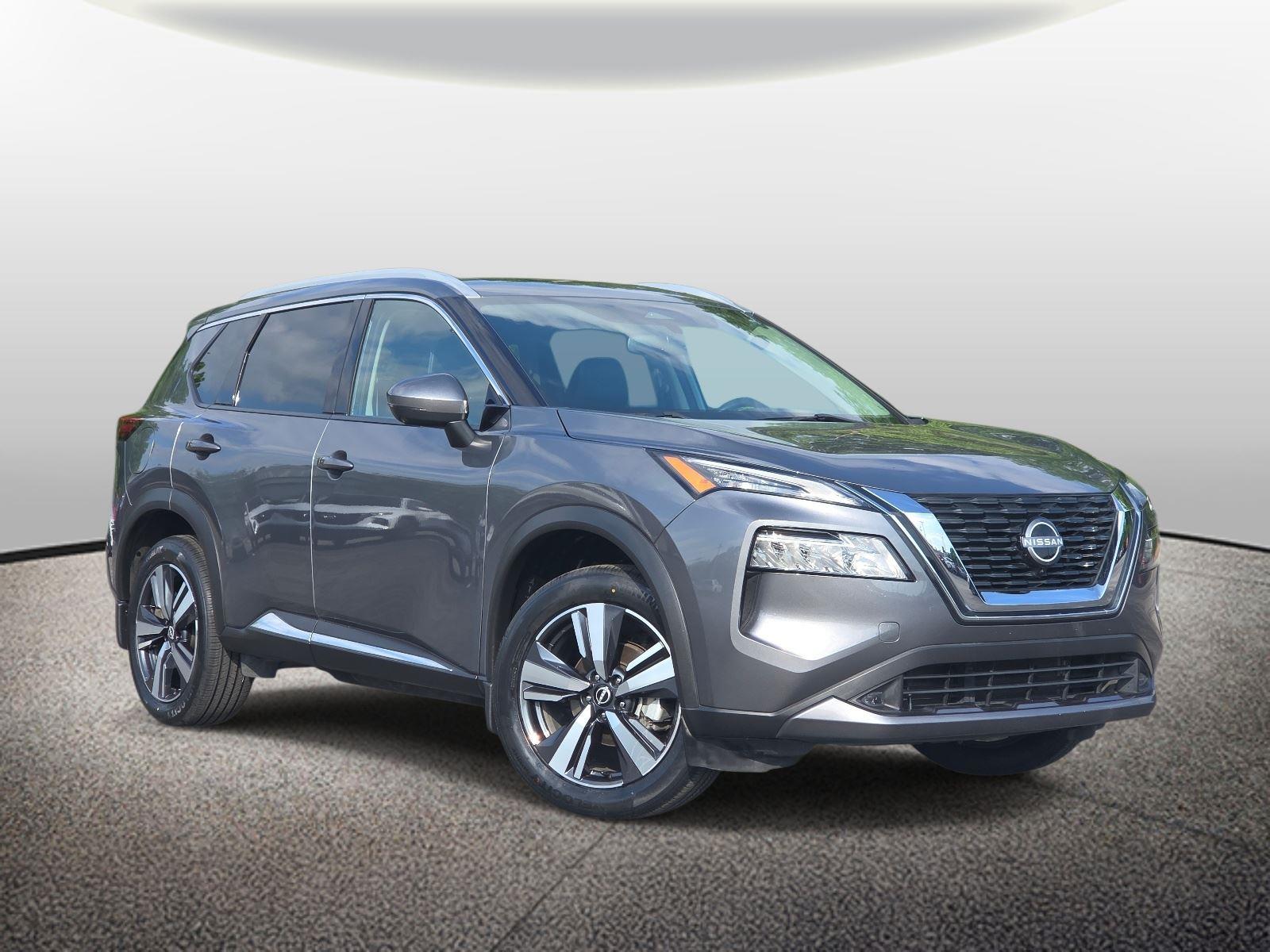 Gray (Gun Metallic) 2022 Nissan Rogue SL AWD SUV / Crossover All-Wheel Drive Continuously Variable Transmission
