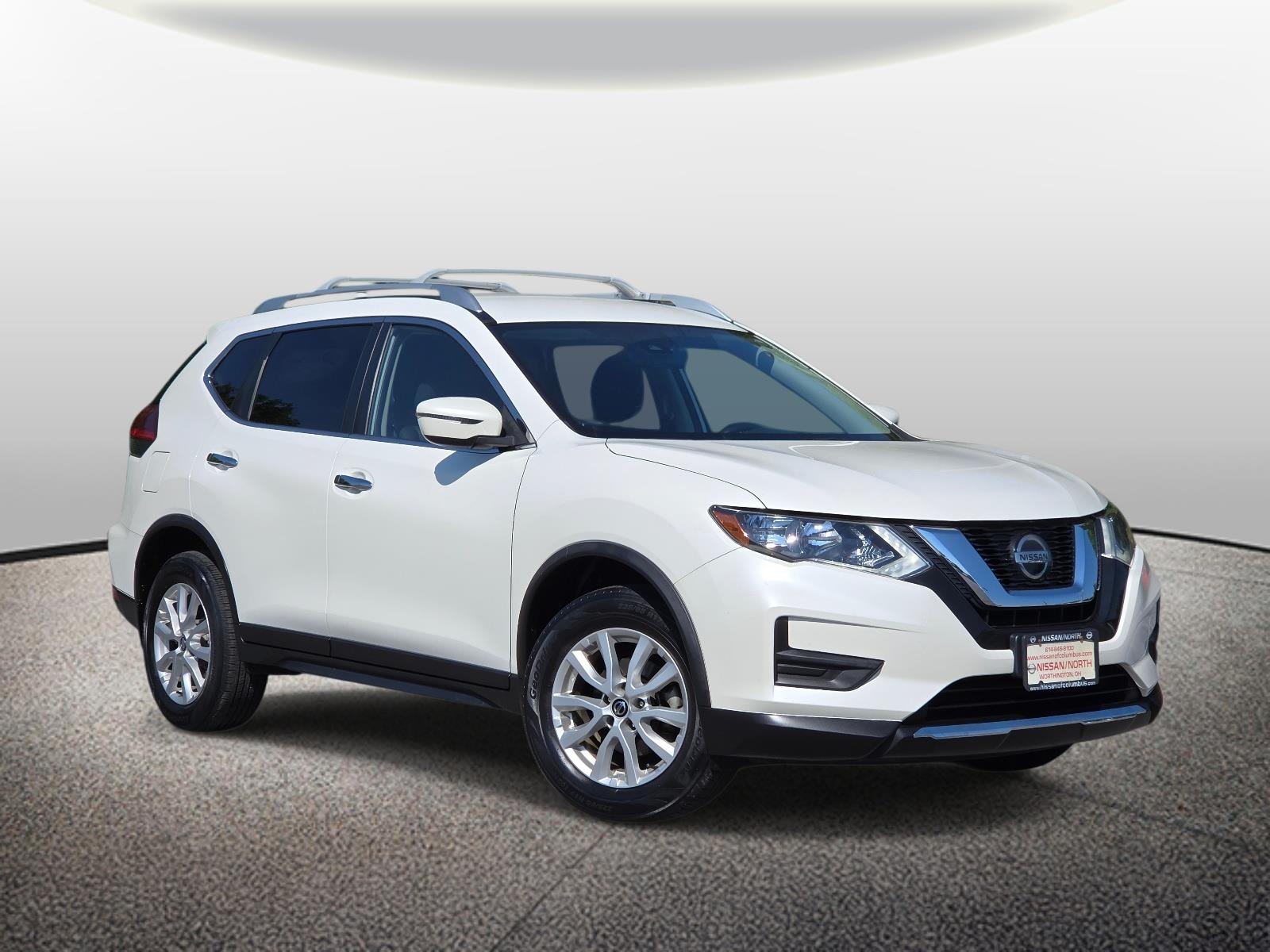Pearl White Tricoat 2019 Nissan Rogue SV AWD SUV / Crossover All-Wheel Drive Continuously Variable Transmission