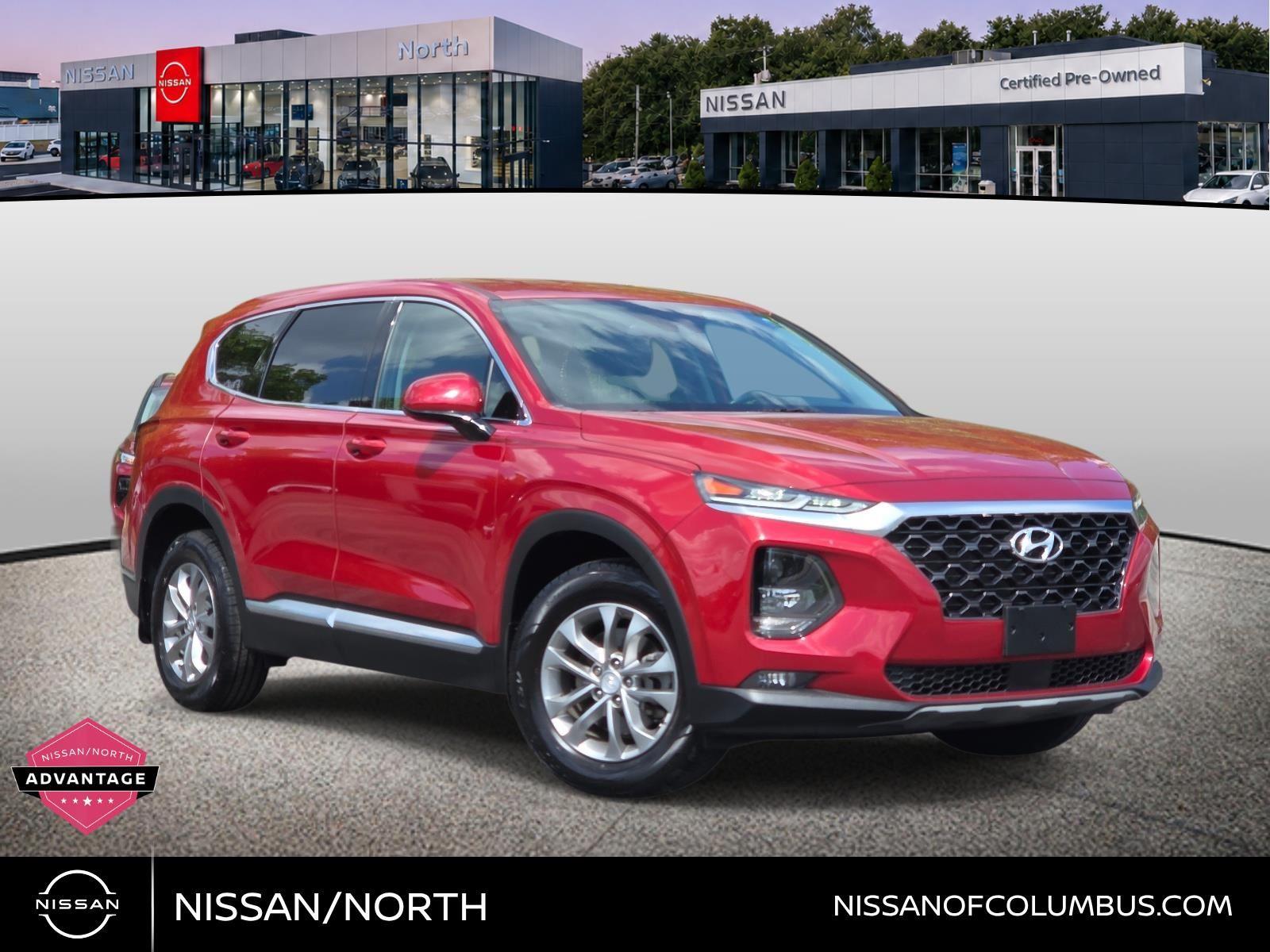 Scarlet Red 2020 Hyundai Santa Fe SUV / Crossover Front-Wheel Drive Automatic