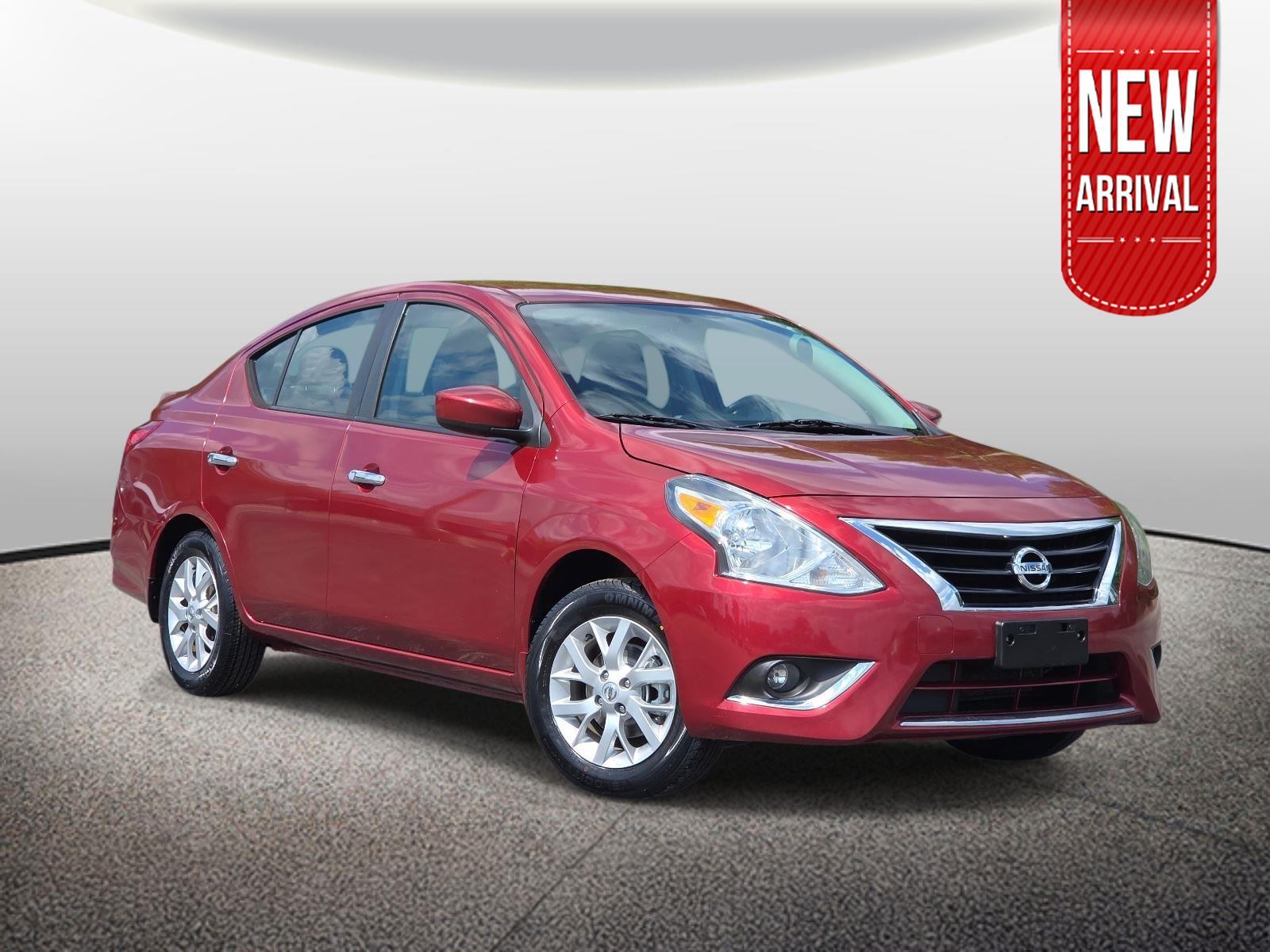 Cayenne Red 2017 Nissan Versa SV Sedan Front-Wheel Drive Continuously Variable Transmission