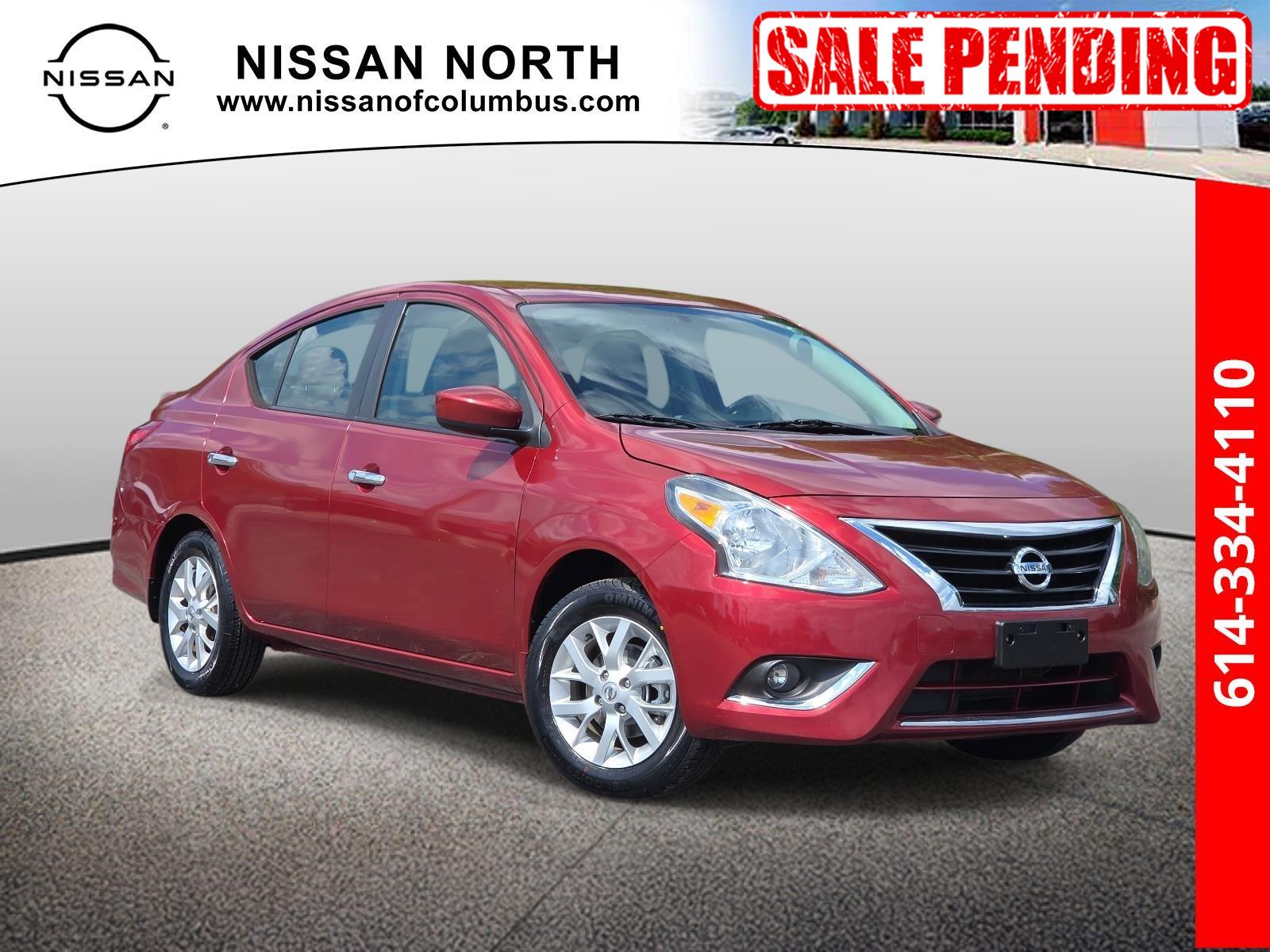 Cayenne Red 2017 Nissan Versa Sedan Front-Wheel Drive Continuously Variable Transmission