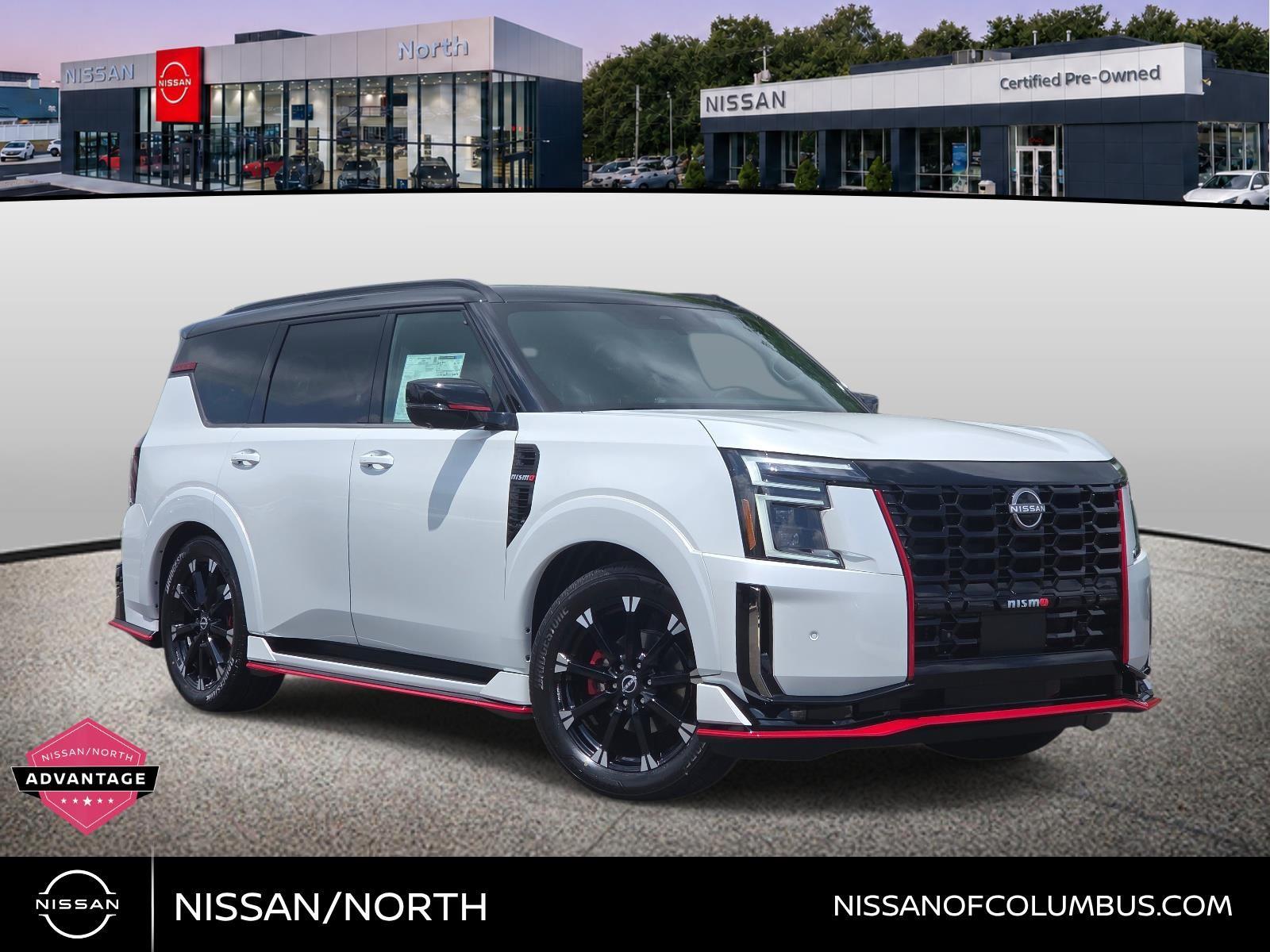 Everest White Pearl Tricoat/Super Black 2026 Nissan Armada SUV / Crossover Four-Wheel Drive Automatic