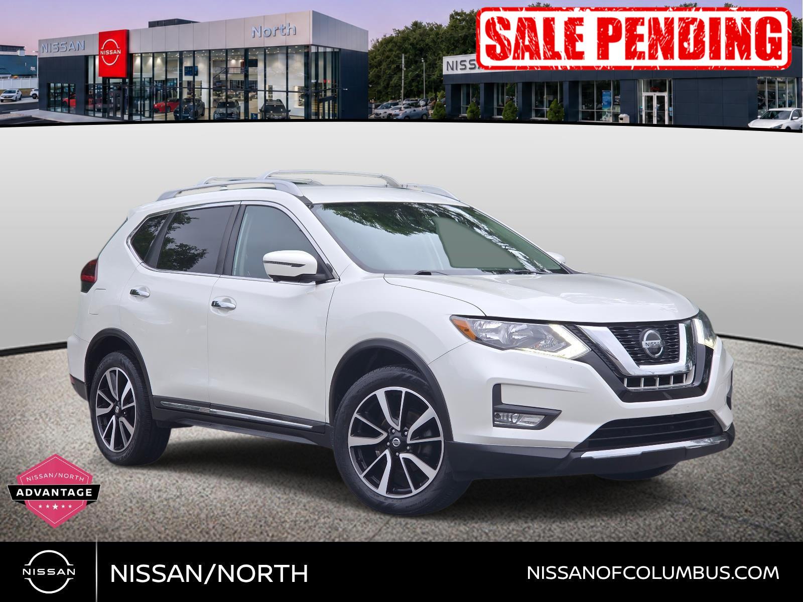 Pearl White Tricoat 2019 Nissan Rogue SUV / Crossover All-Wheel Drive Continuously Variable Transmission