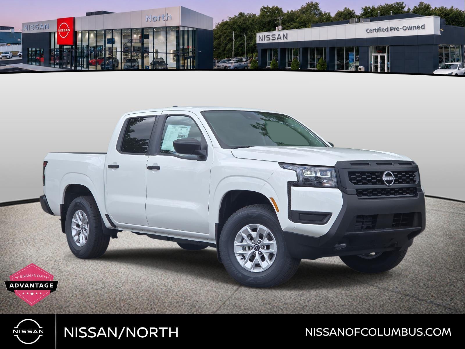 Glacier White 2026 Nissan Frontier Pickup Truck Four-Wheel Drive Automatic