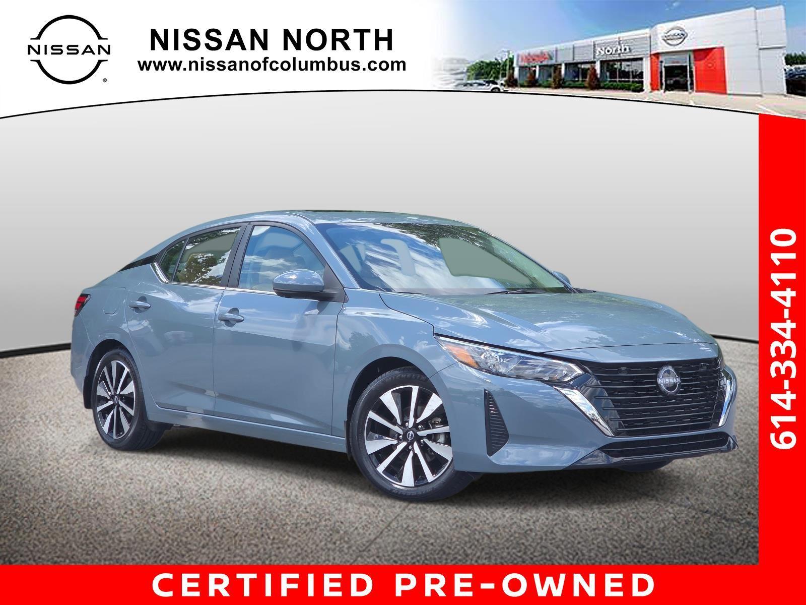 Atlantic Gray Metallic 2024 Nissan Sentra Sedan Front-Wheel Drive Continuously Variable Transmission