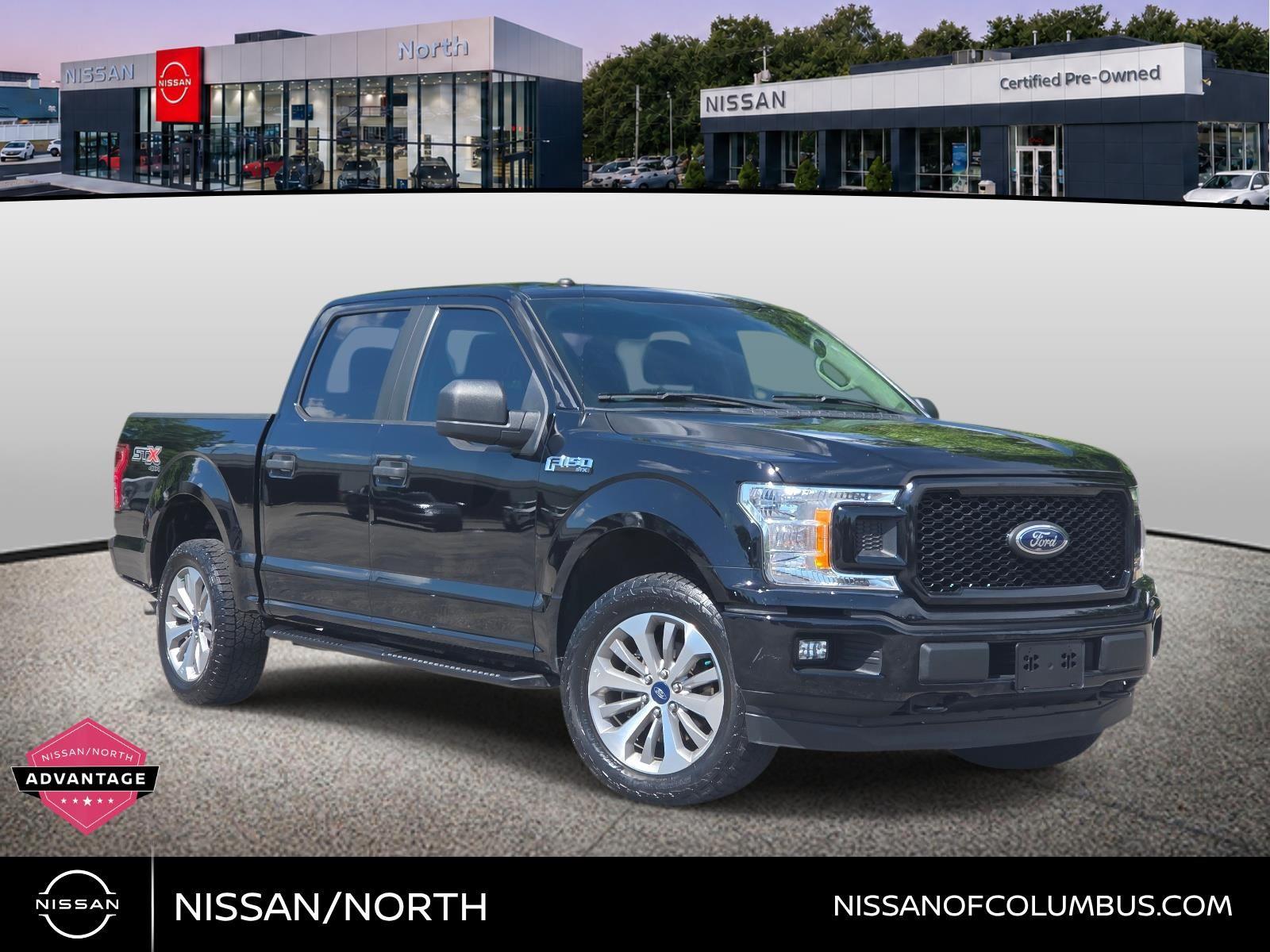 Shadow Black 2018 Ford F-150 Pickup Truck Four-Wheel Drive 6-Speed Automatic