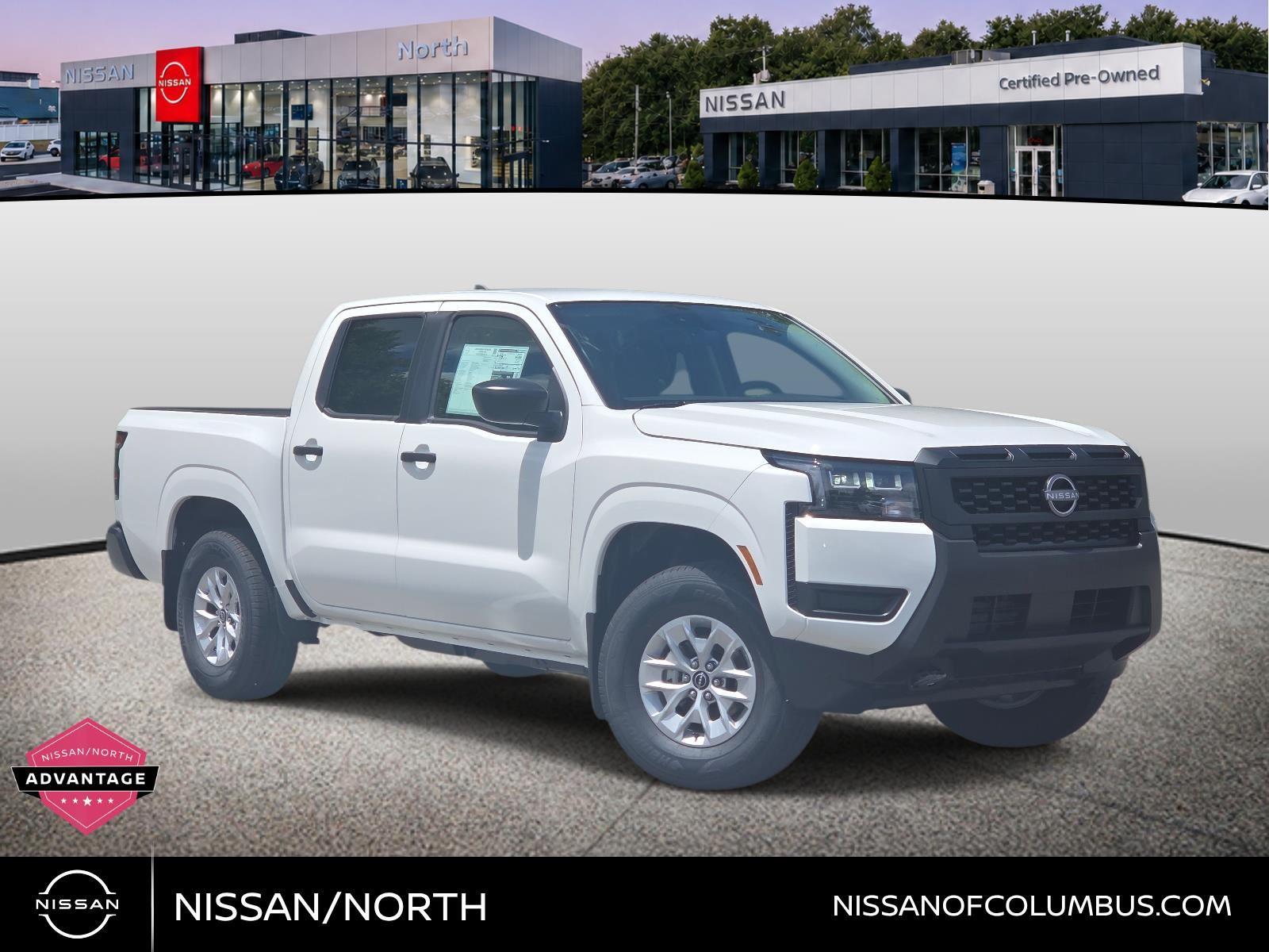 Glacier White 2026 Nissan Frontier Pickup Truck Four-Wheel Drive Automatic