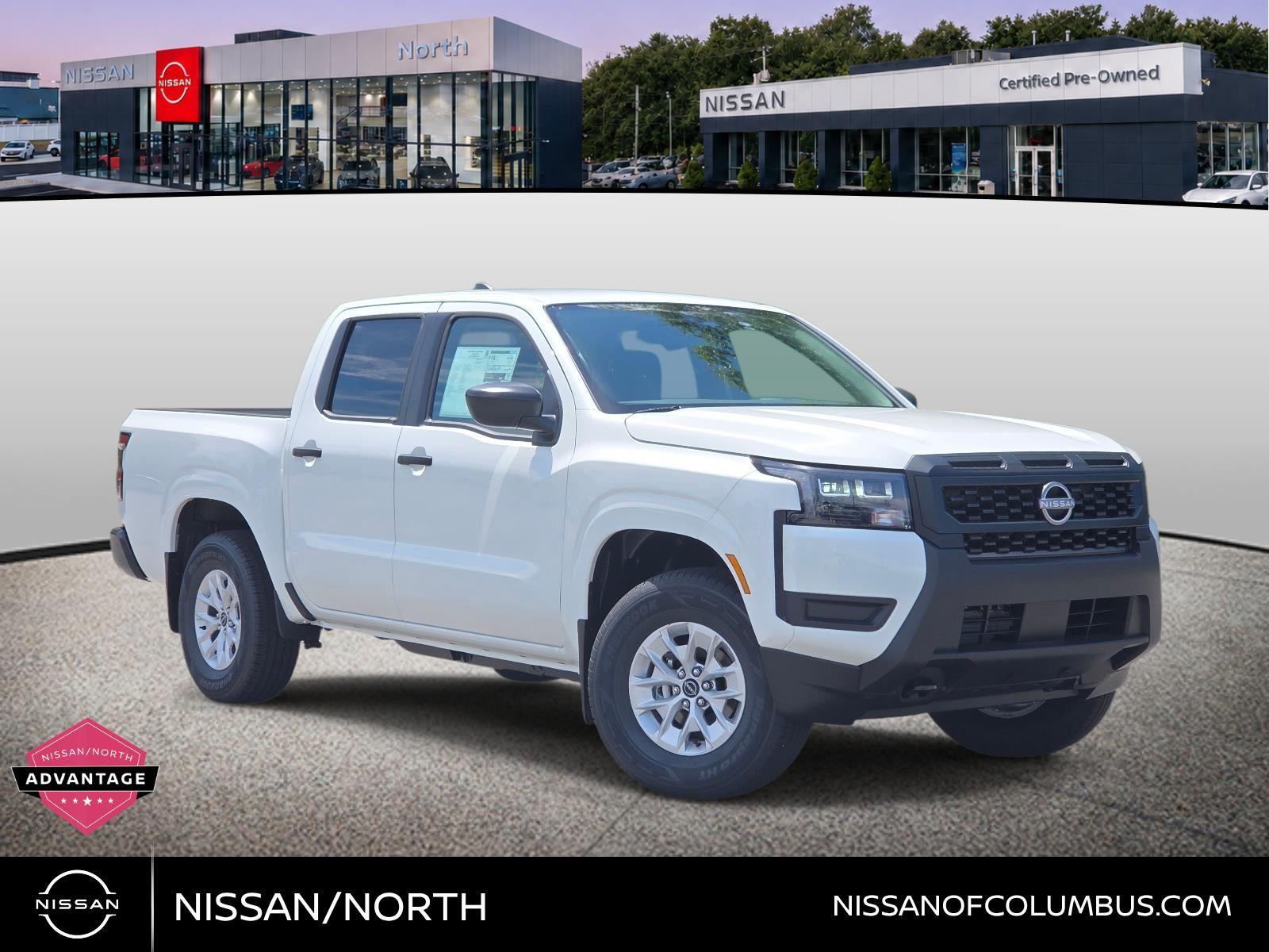 Glacier White 2026 Nissan Frontier Pickup Truck Four-Wheel Drive Automatic